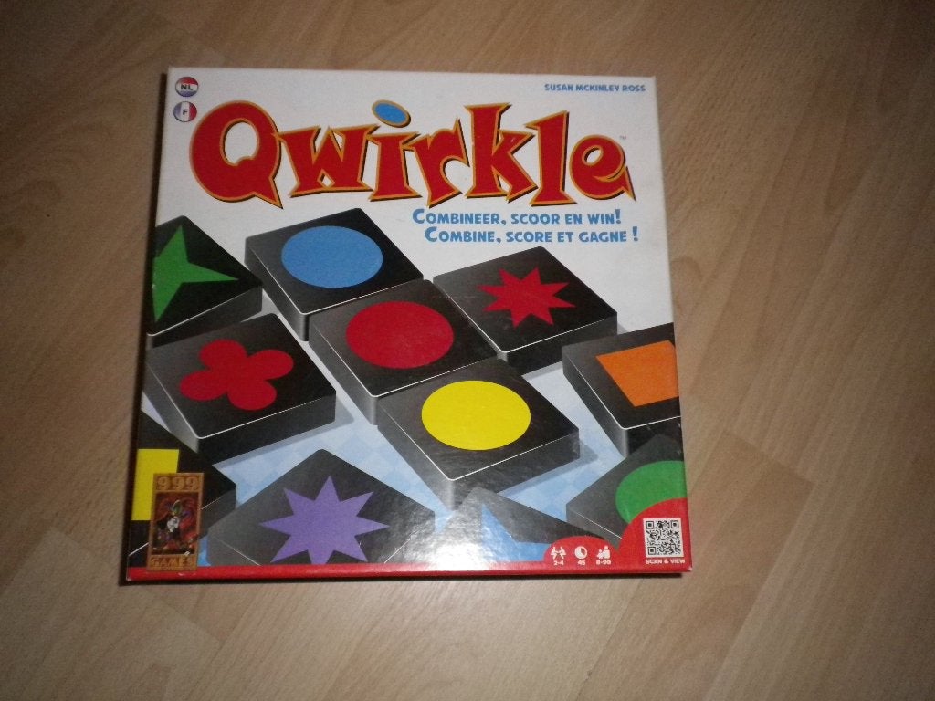 Qwirkle 999 spel met de houten schijven, Ophalen, Gebruikt, 999 Games