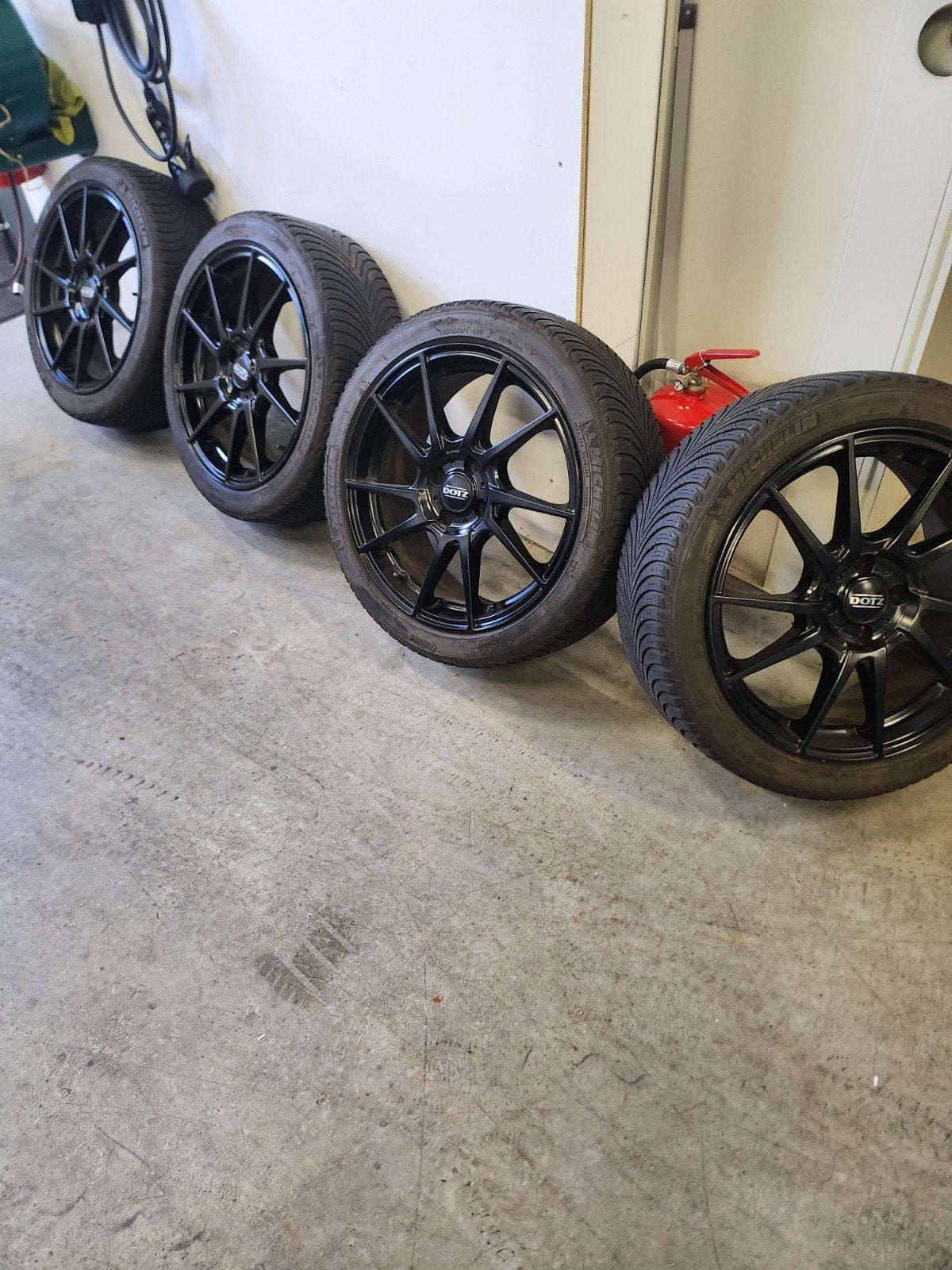 Tekoop 4x Dotz velgen met winterbanden , MX5 ND 2.0L, Ophalen, Gebruikt, Mazda