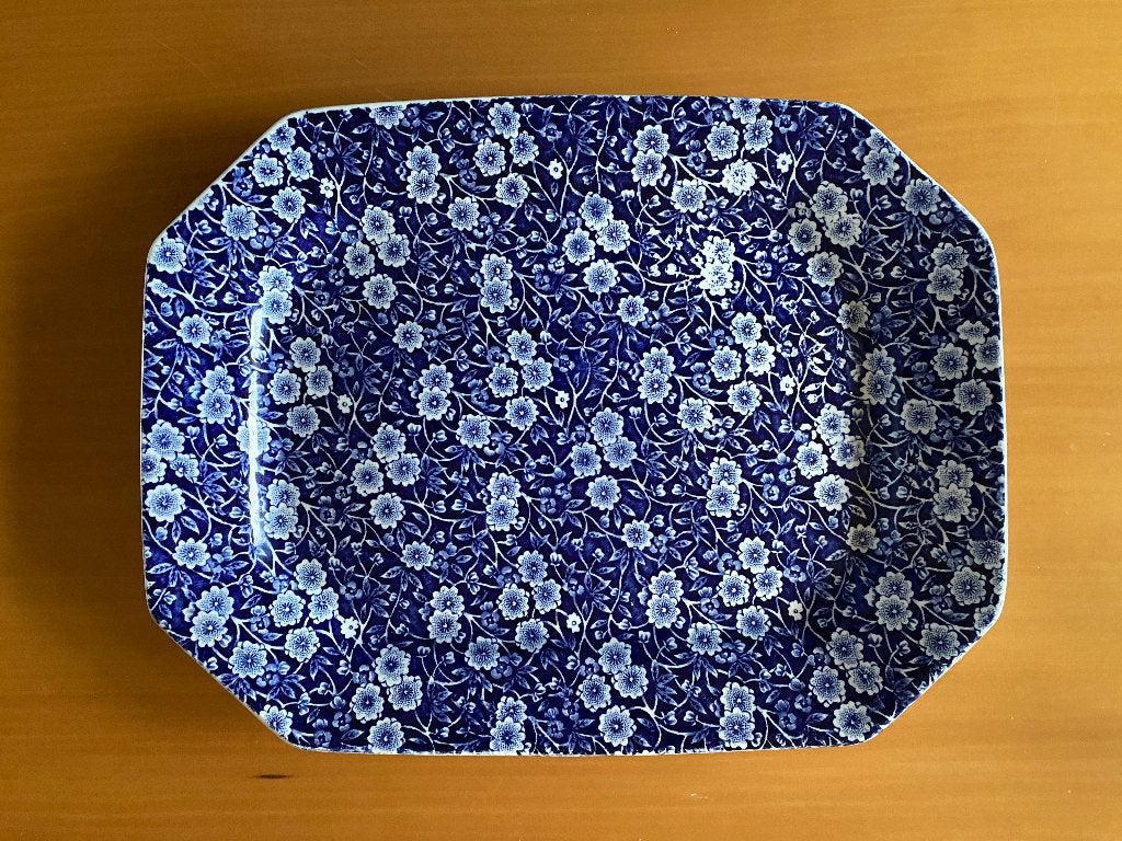 Burleigh Blue Arden serveerschaal 34 x 26 cm, Ophalen