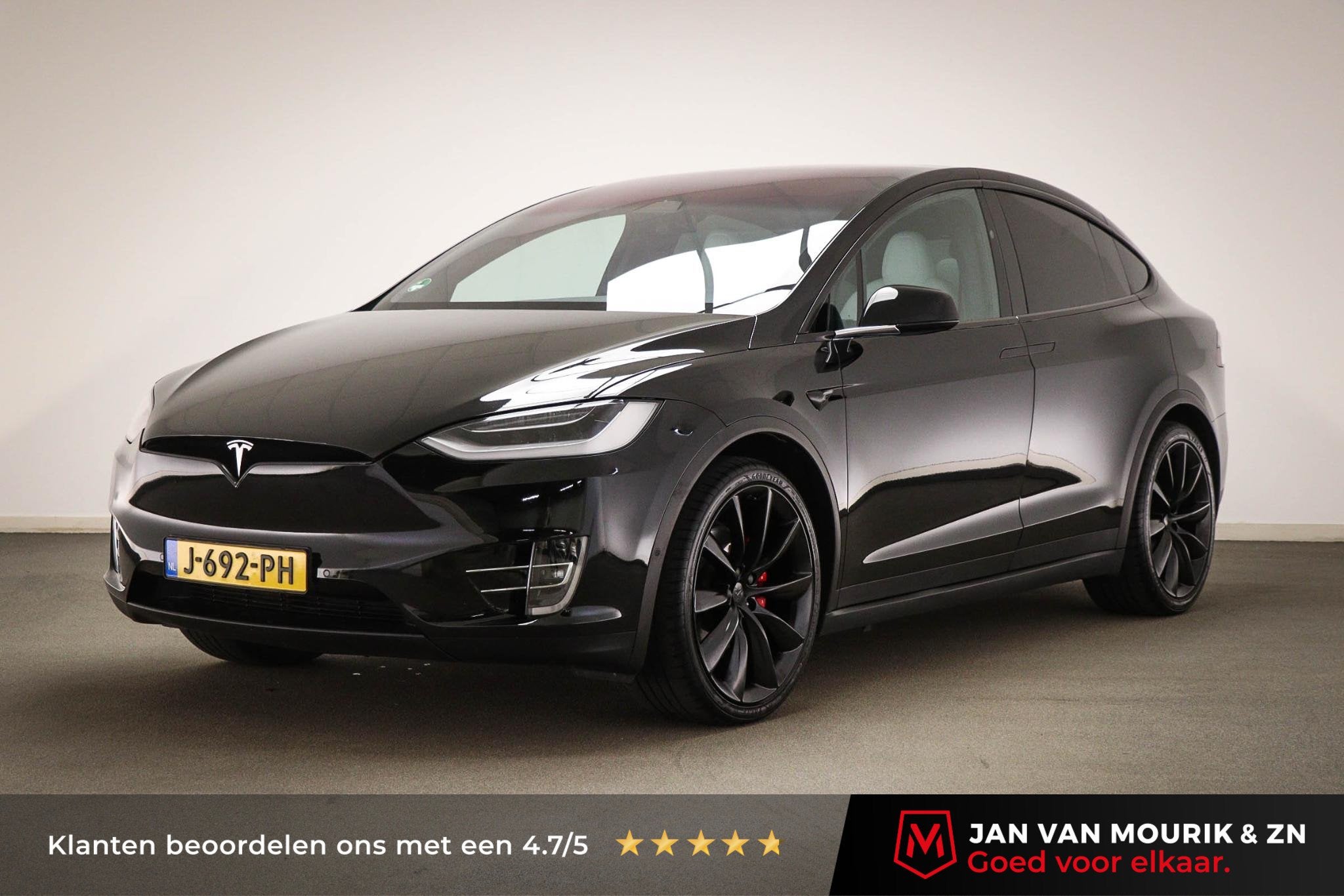 Tesla Model X Performance Ludicrous 6p. l LED | STUUR / ACHT, Auto's, Tesla, Automaat, Model X, Gebruikt, 124 €/maand