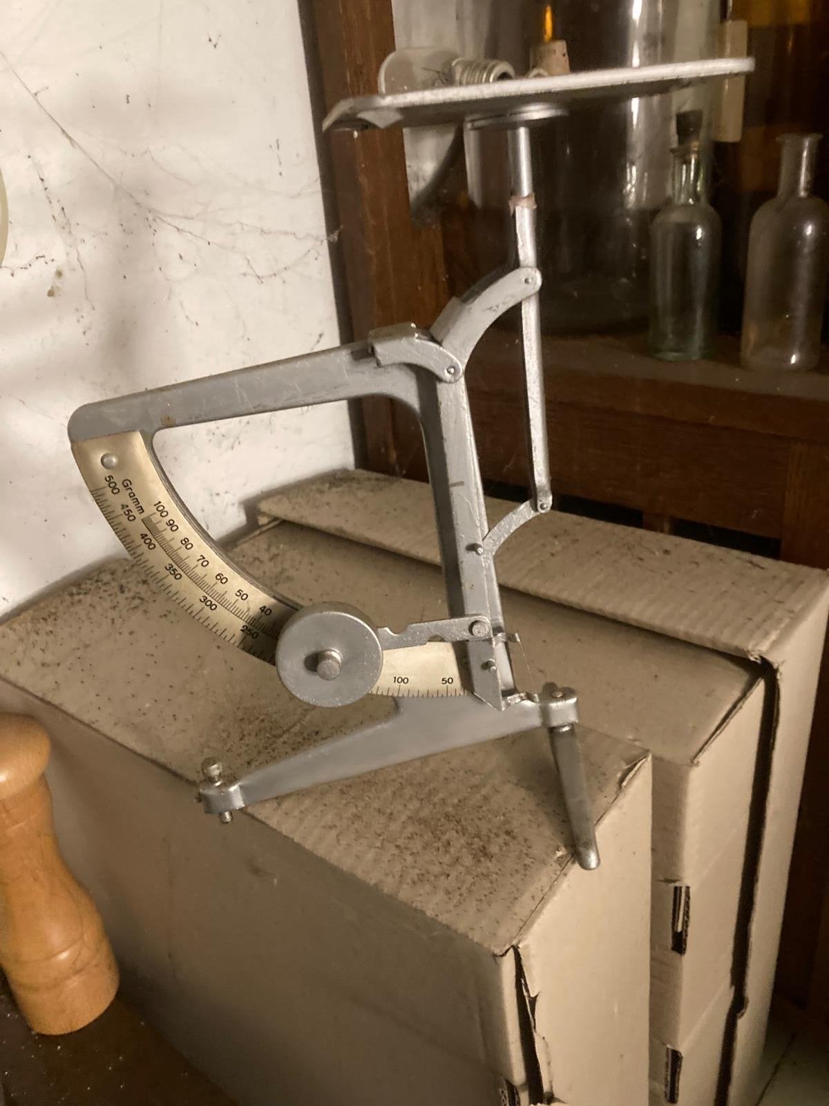 Vintage Briefweger - Nauwkeurige Weegschaal tot 500 gram, Ophalen of Verzenden, Gebruikt, Overige typen, Minder dan 50 kg