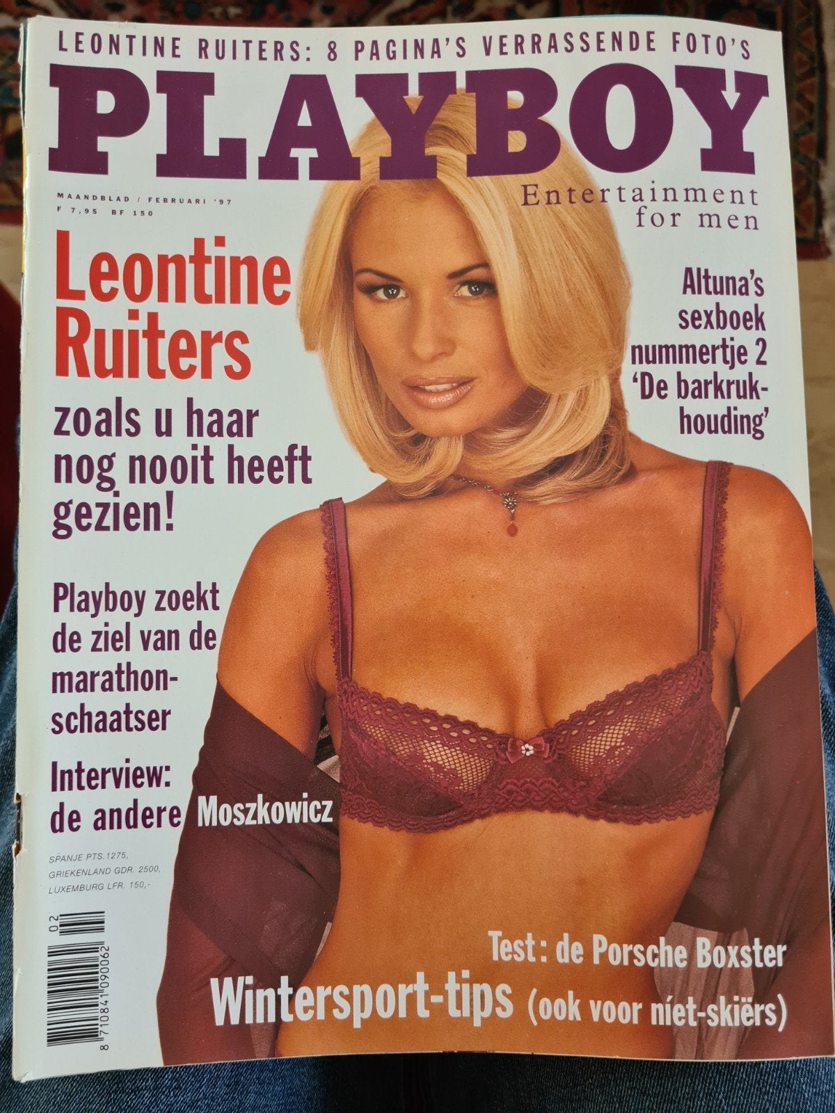 Playboy Maandblad Februari '97 - Leontine Ruiters, Ophalen of Verzenden, Gelezen, Overige typen