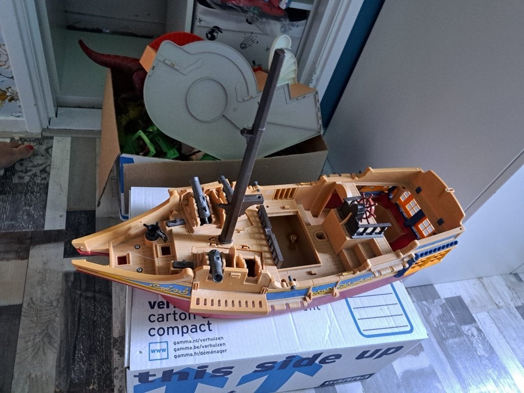 Playmobil 3 verhuisdozen vol, Ophalen, Zo goed als nieuw