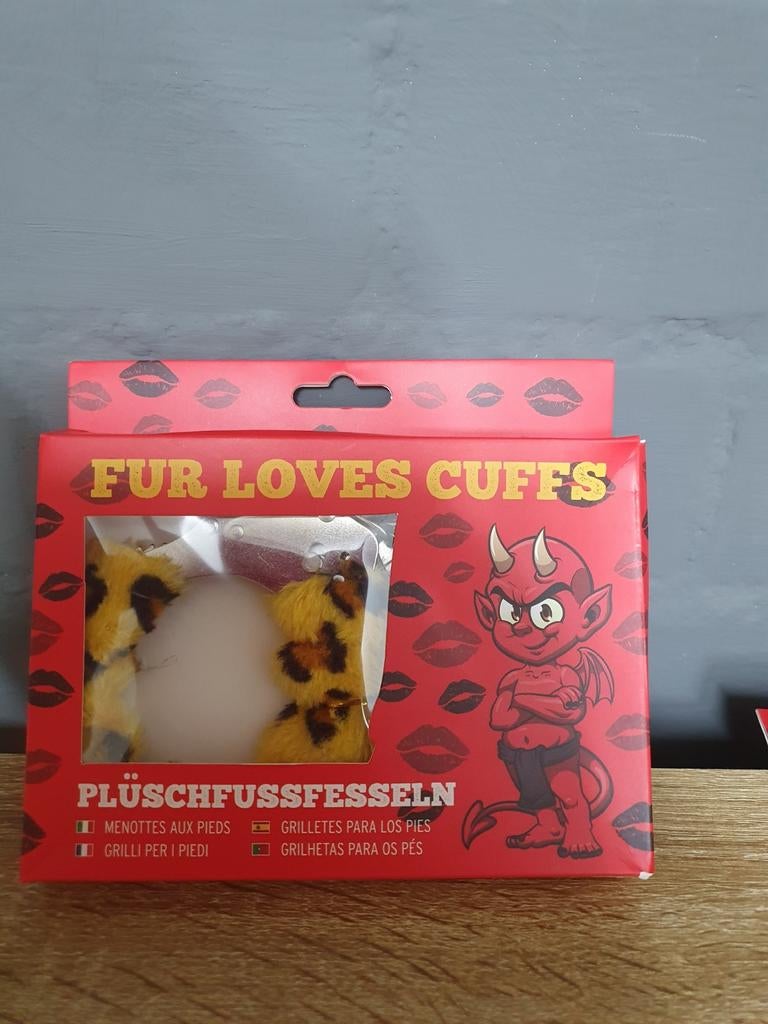 Nieuwe handboeien met panterprint - Zware kwaliteit, Fur Loves Cuffs, Ophalen of Verzenden, Nieuw