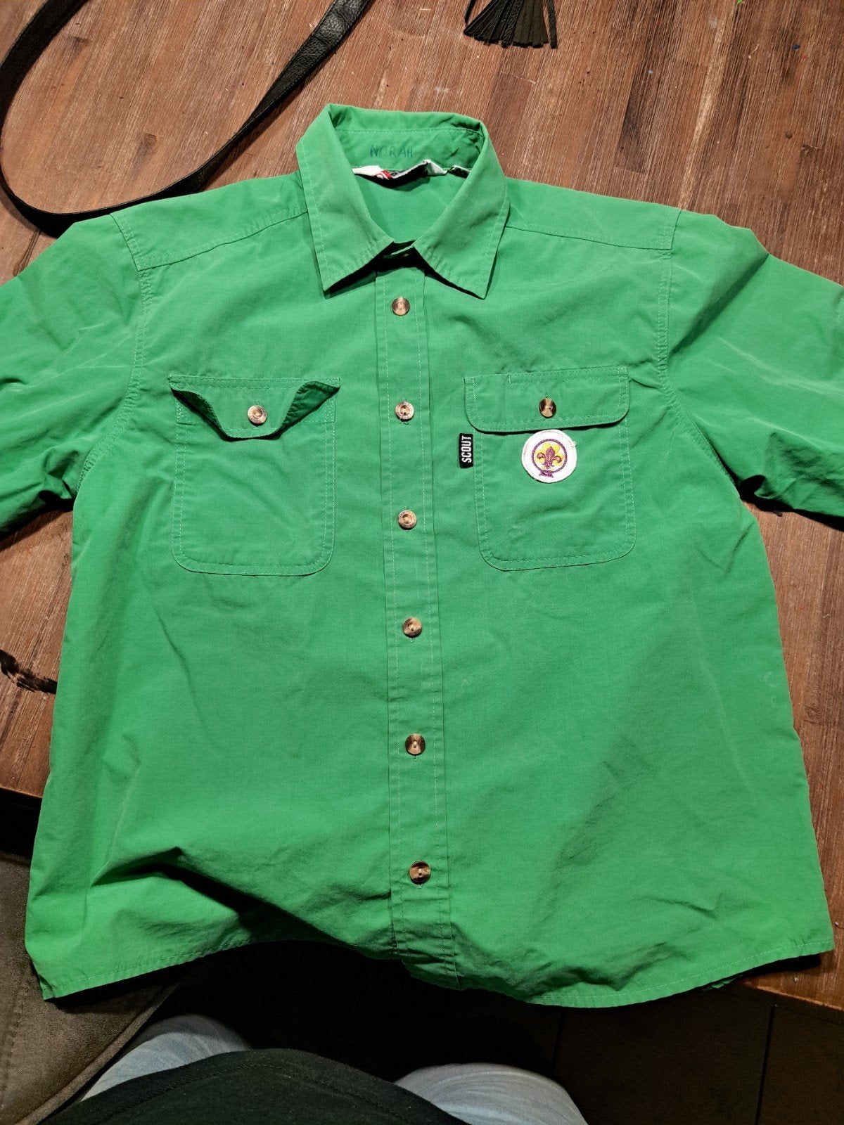 welpen uniform (bloes blouse) maat 146, Ophalen of Verzenden, Zo goed als nieuw, Kleding