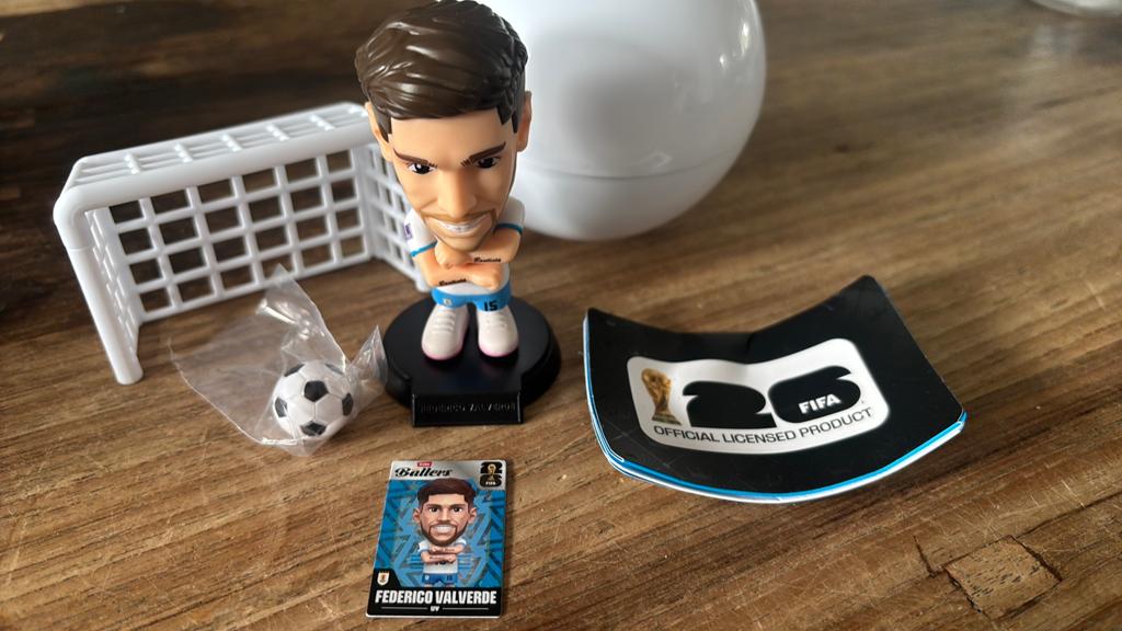 Zuru Baller WK 2026 - Rare edition: Frederico Valverde, Verzamelen, Poppetjes en Figuurtjes, Ophalen of Verzenden, Nieuw