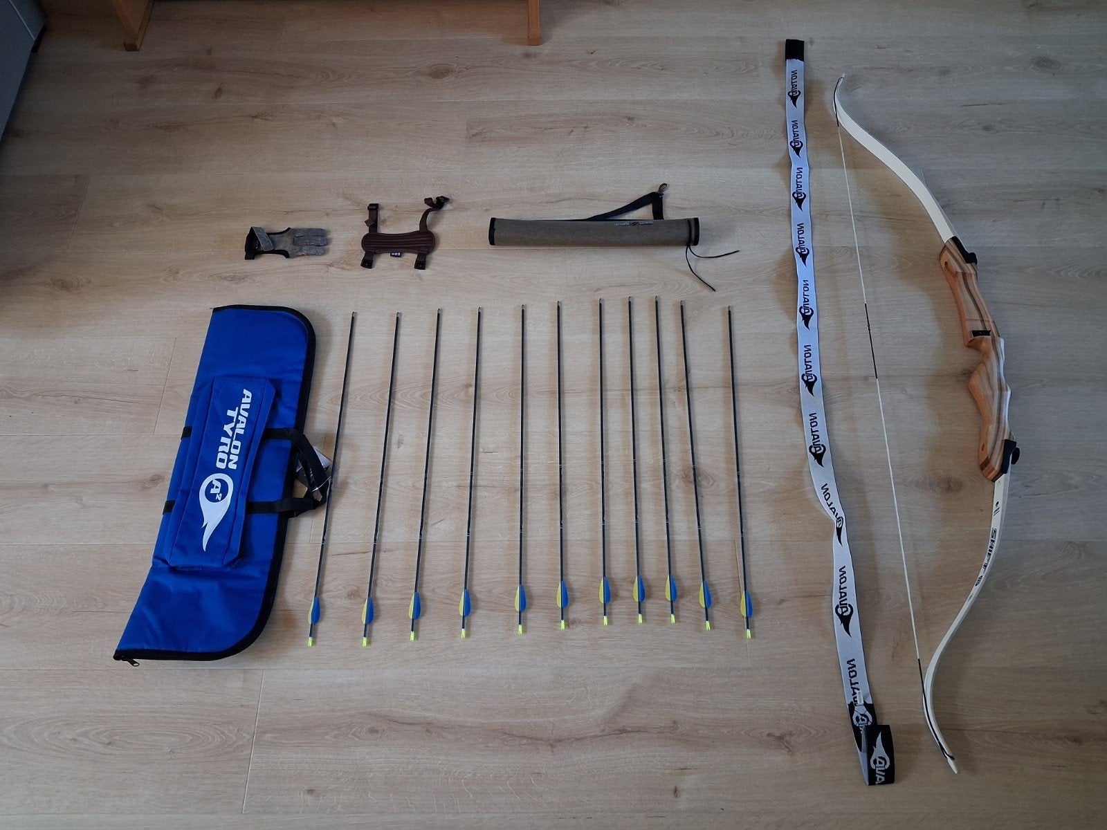 Recurve boog Core 20lbs.  (Links handige)., Sport en Fitness, Handboogschieten, Ophalen, Zo goed als nieuw, Recurveboog