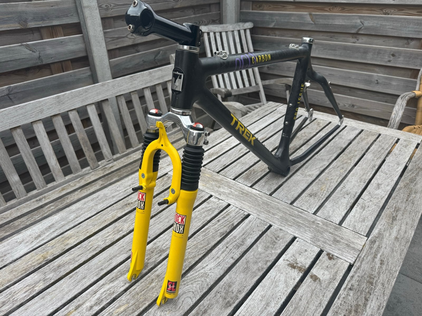 Trek USA 9900 Pro Issue OCLV Carbon frame 1995 (18”), Ophalen, Frame, Gebruikt, Mountainbike