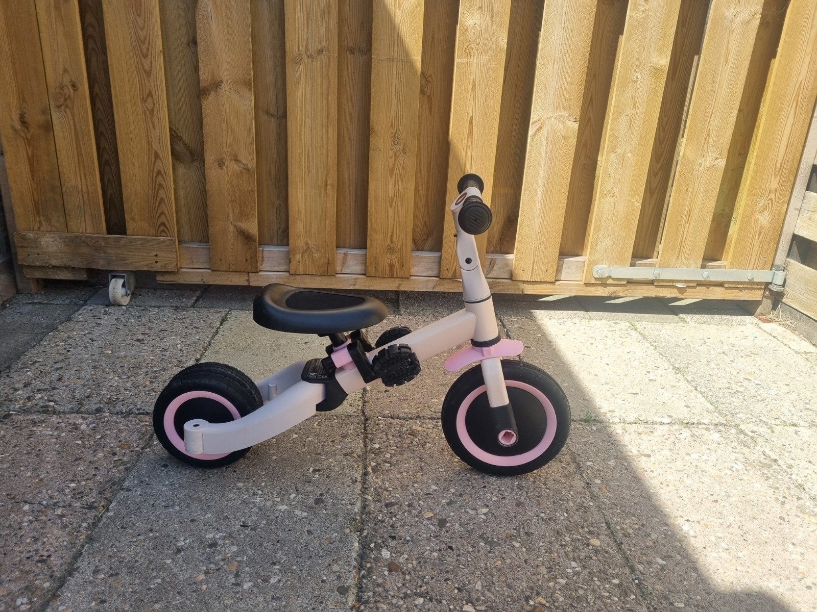 Topmark Kava 4-in-1 Loopfiets/Driewieler Roze, Ophalen of Verzenden, Zo goed als nieuw, Loopfiets