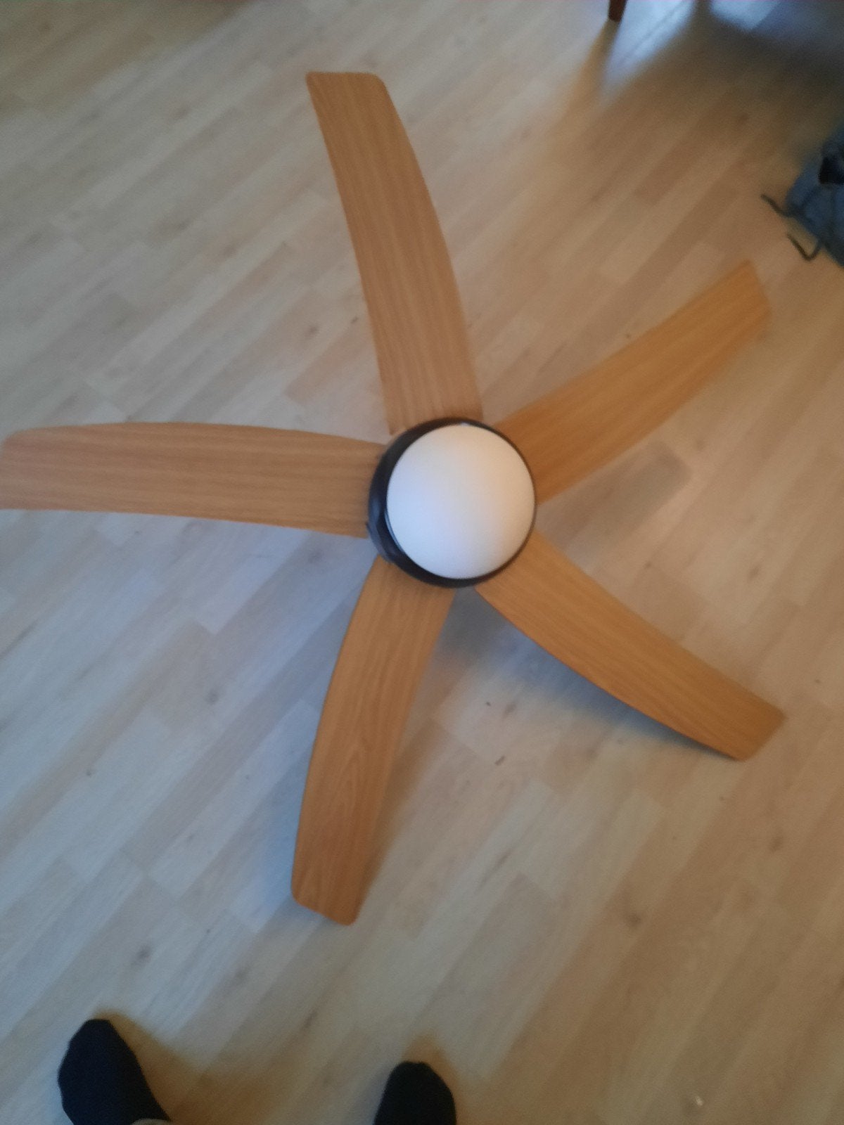Grote Plafondventilator XXL met Afstandsbediening, Ophalen, Ventilator met afstandsbediening, Zo goed als nieuw, Plafondventilator