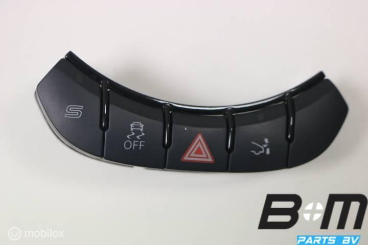 Schakelaar in middenconsole Audi TT 8J Cabrio, Gebruikt
