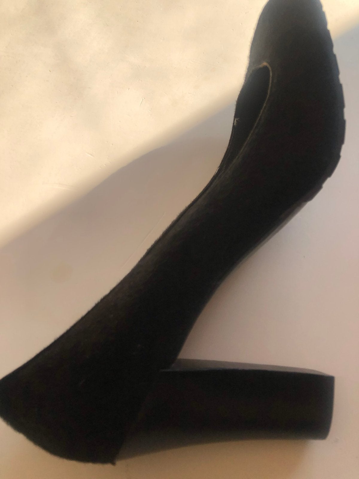 Te koop: mooie leren pumps, zwart, 41, zgan, Ophalen of Verzenden, Zo goed als nieuw, Zwart