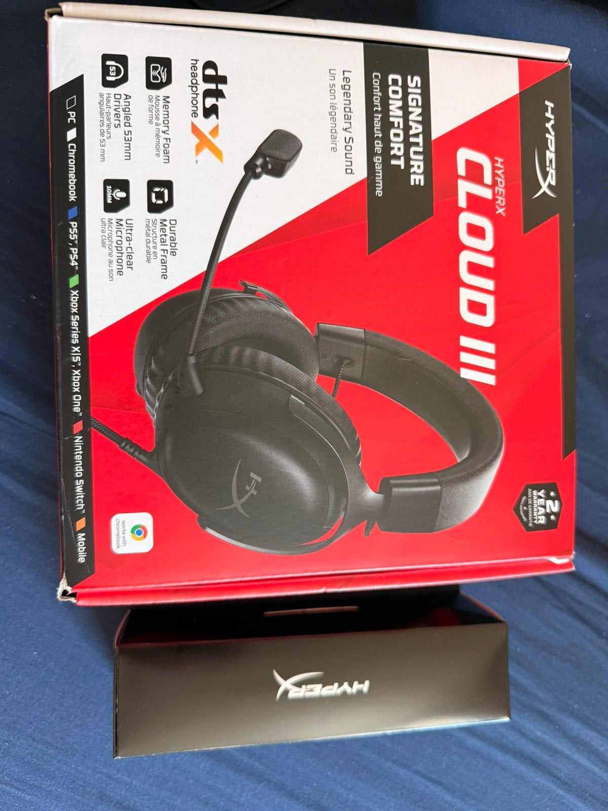 HyperX Cloud III Gaming Headset – Like New, Computers en Software, Headsets, Zo goed als nieuw, Gaming headset, Ophalen