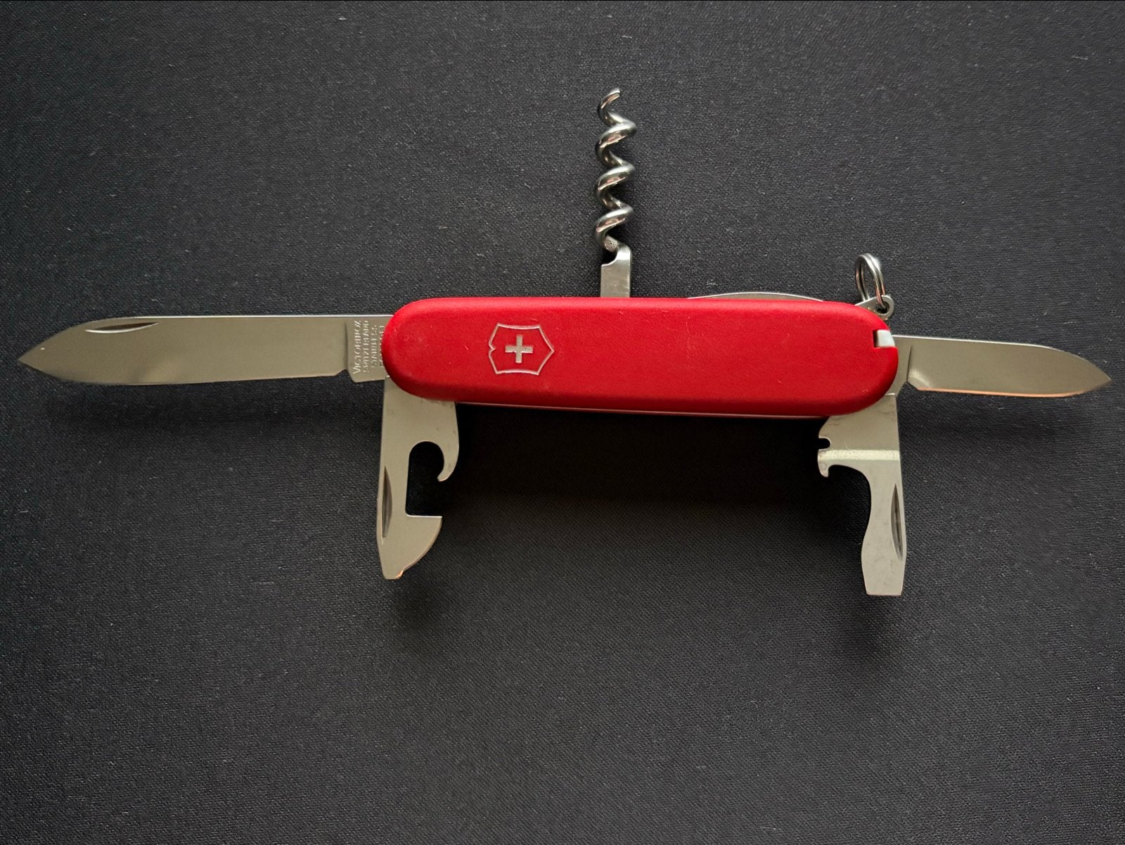 Vintage Victorinox Zwitsers Zakmes - Rood, Hobby en Vrije tijd, Ophalen of Verzenden, Gebruikt