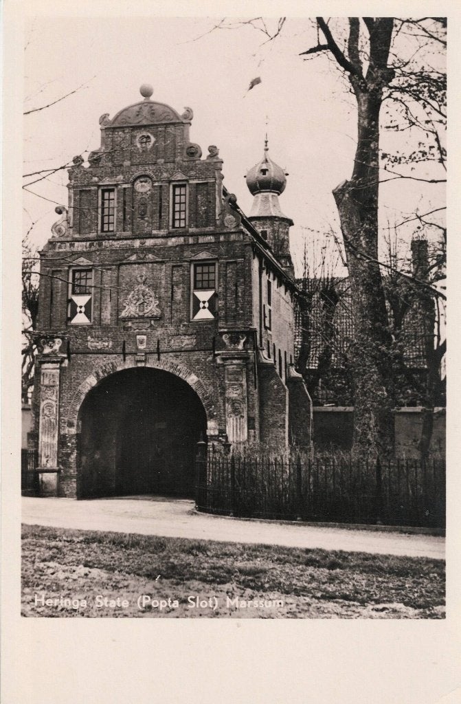 Marssum – Heringa State (Popta Slot)., Ophalen of Verzenden, 1940 tot 1960, Ongelopen, Friesland