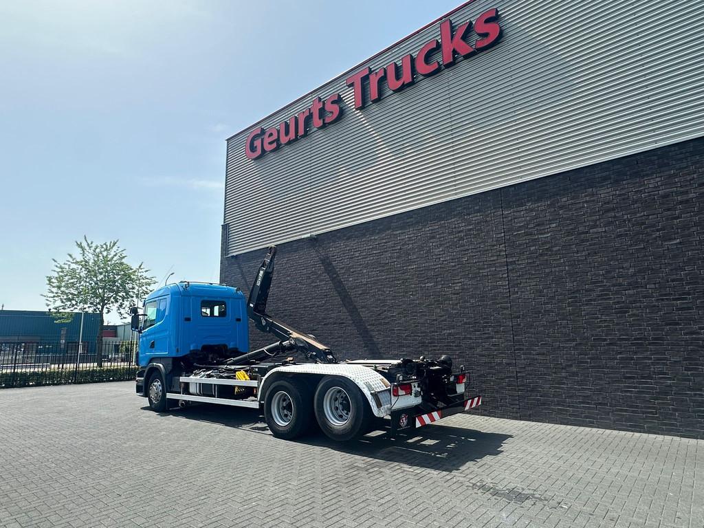 Scania R500 V8 6X2 MET HIAB MULTILIFT XR21S61 HAAKARMSYSTEEM, Auto's, Vrachtwagens, Automaat, Euro 5, Scania, Blauw