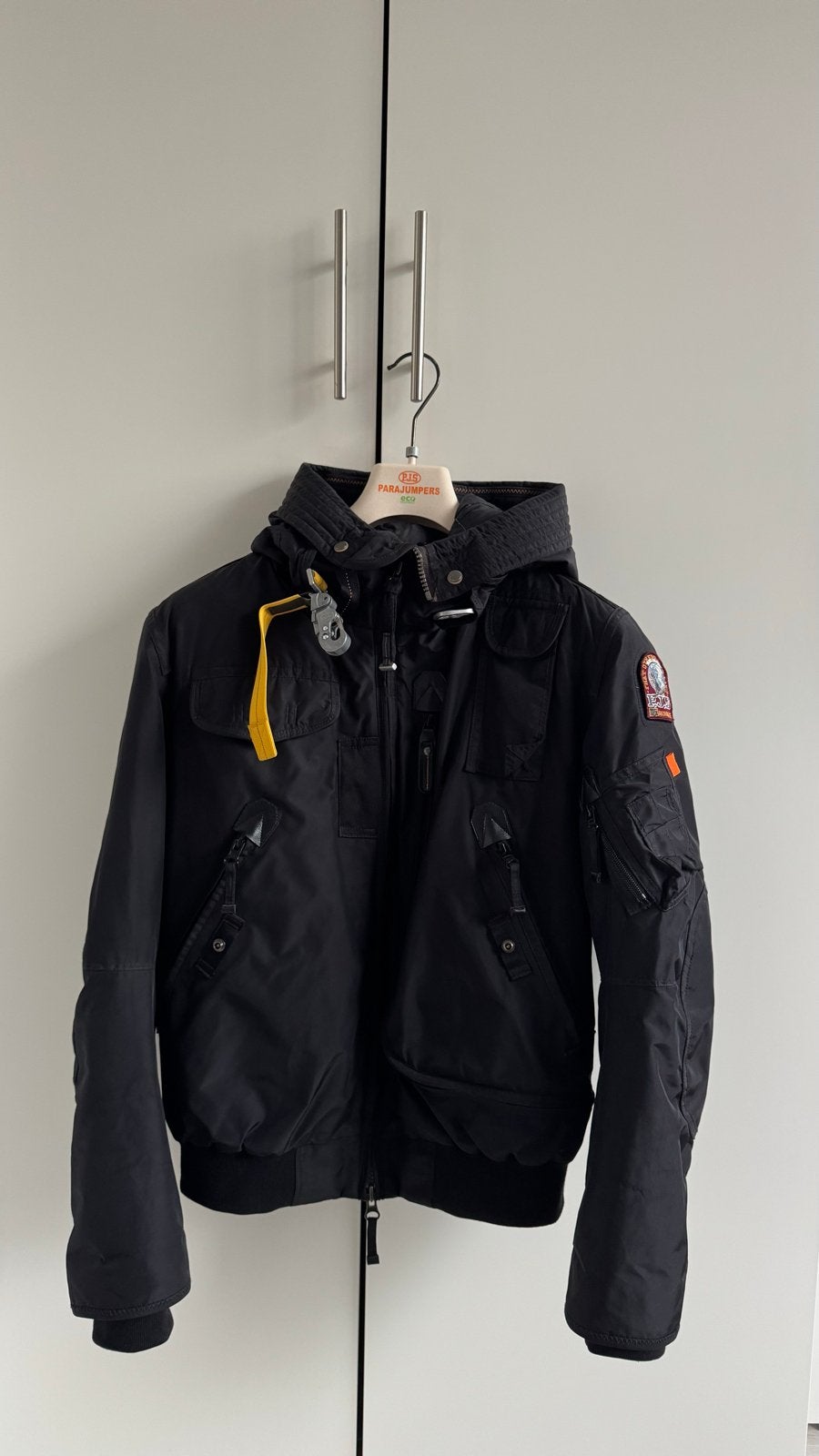 Parajumpers Gobi Jas Zwart - Maat S, Kleding | Heren, Verzenden, Zo goed als nieuw, Maat 46 (S) of kleiner, Zwart