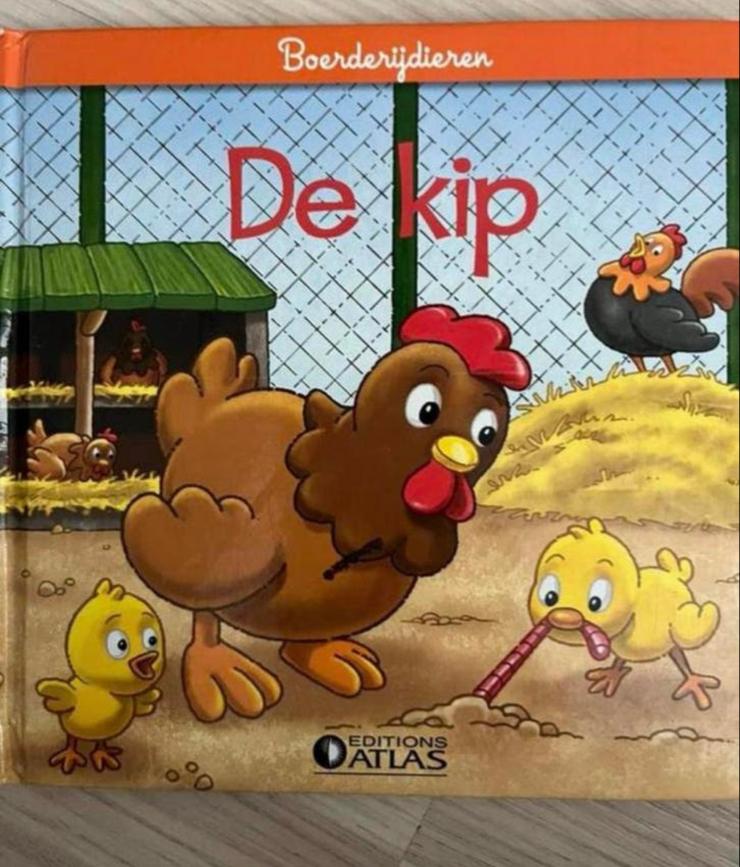 Boerderijdieren: De kip, de haan en de kuikens, Ophalen of Verzenden, Gelezen