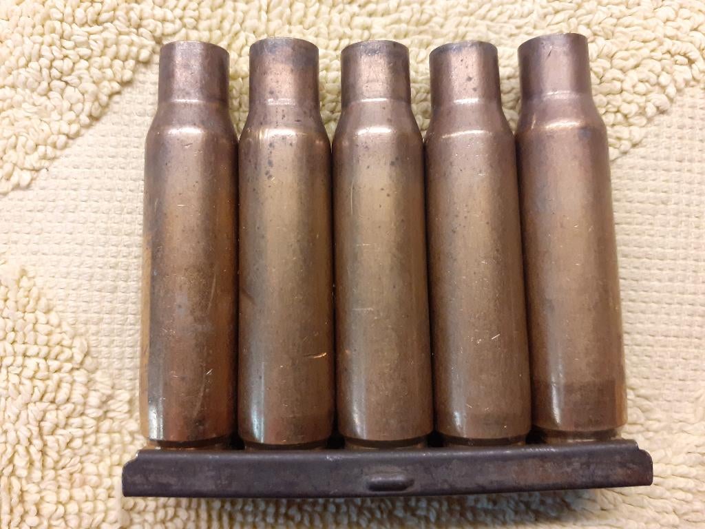 Clip, laadstrip FAL 7,62x51 met hulzen (ONKLAAR) ., Verzamelen, Militaria | Algemeen, Ophalen of Verzenden, Landmacht, Nederland
