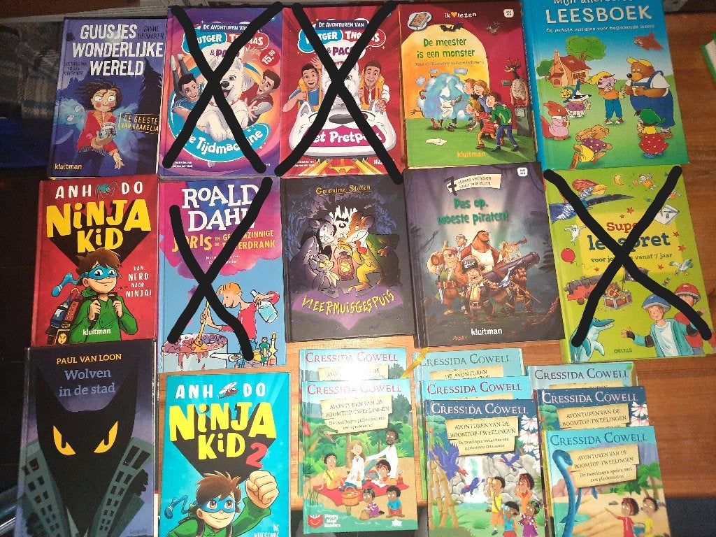 Partij kinderboeken, uitzoeken, van € 1,- tot max € 5,- p.st, Ophalen, Zo goed als nieuw, Non-fictie