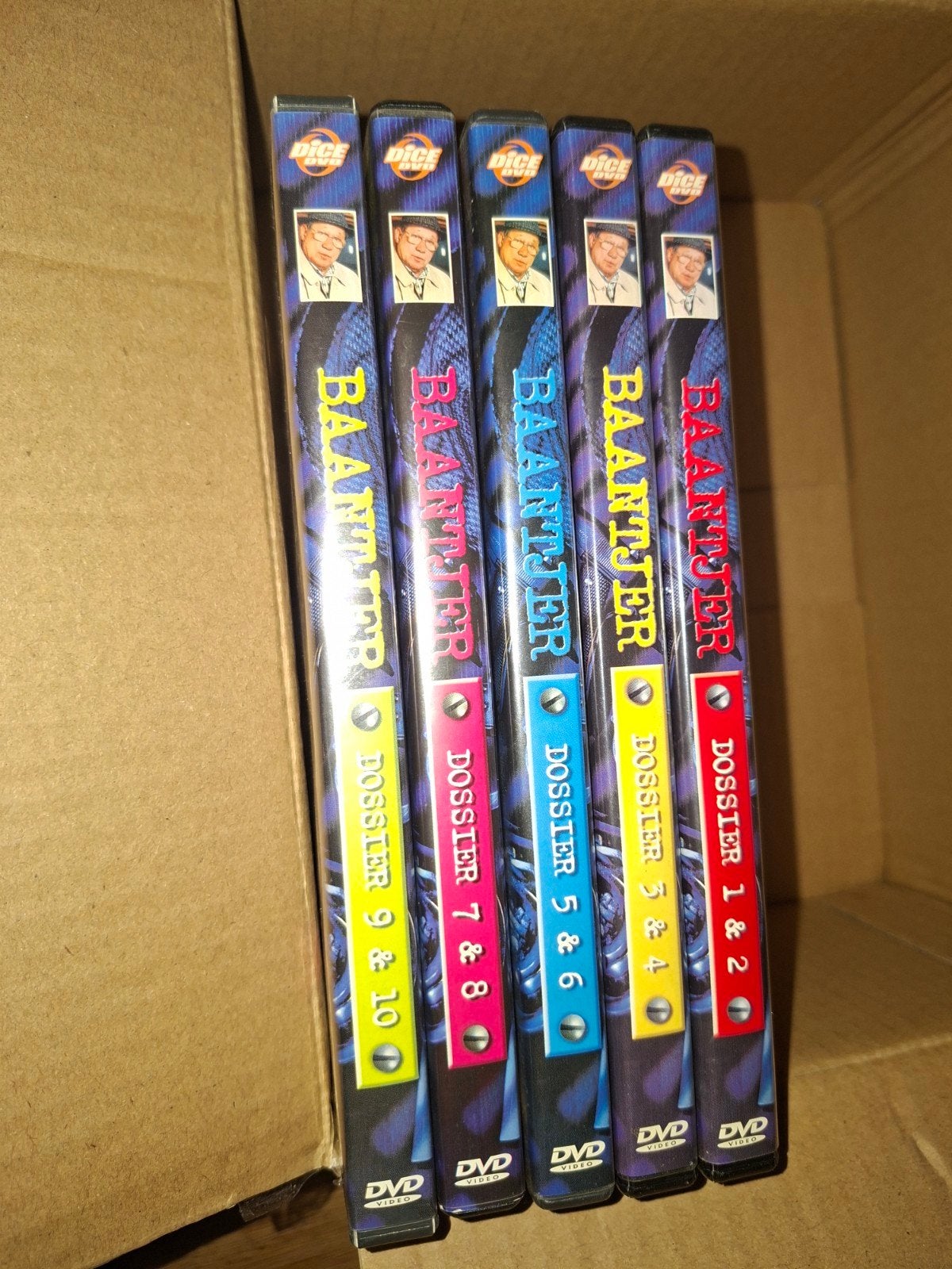 Baantjer Dossier 1 t/m 10 DVD, Gebruikt, Nederlands, Inclusief doosje, Ophalen of Verzenden