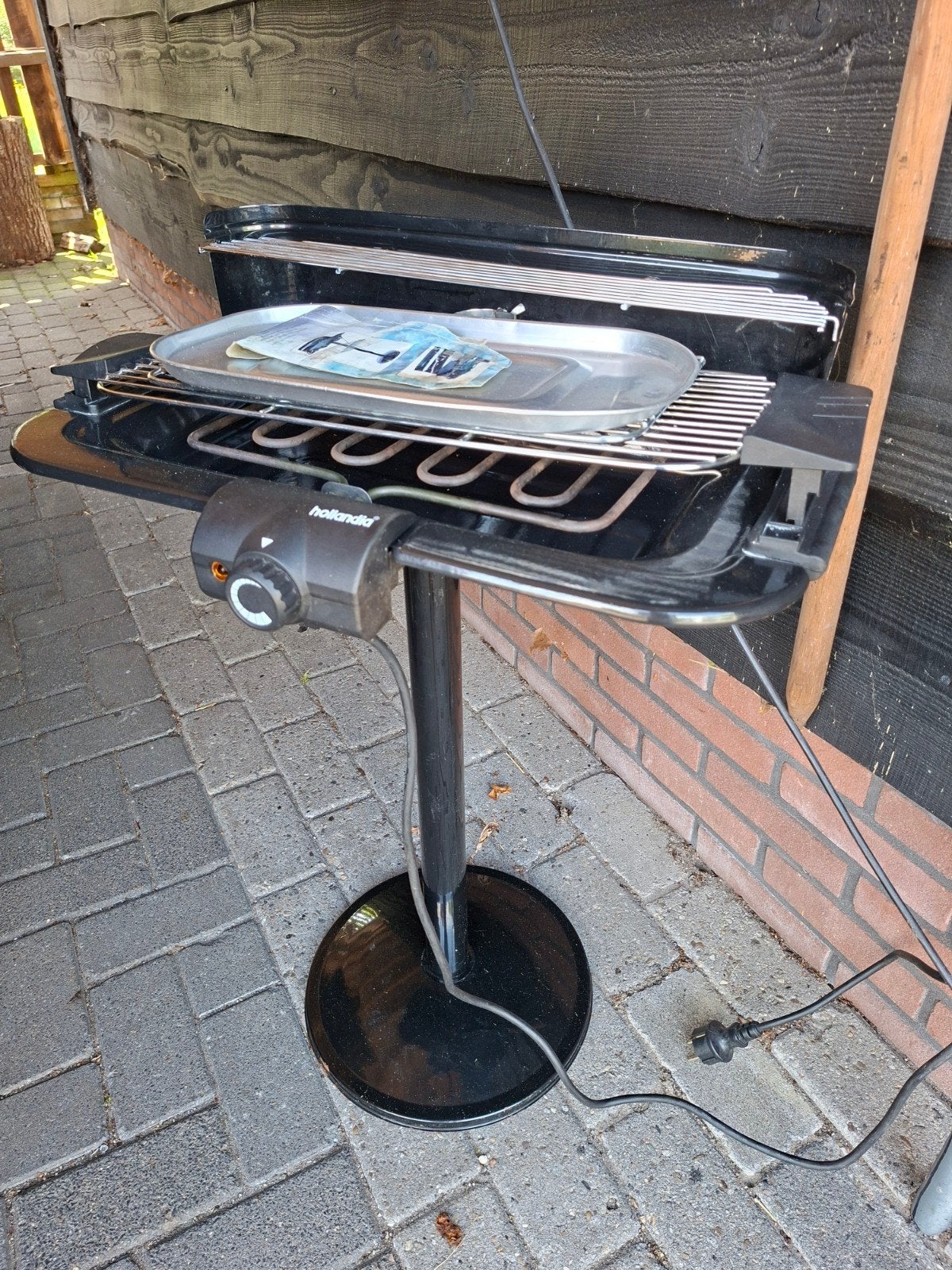 Hollandia elektrische barbecue op standaard, Ophalen of Verzenden, Nieuw, Hollandia