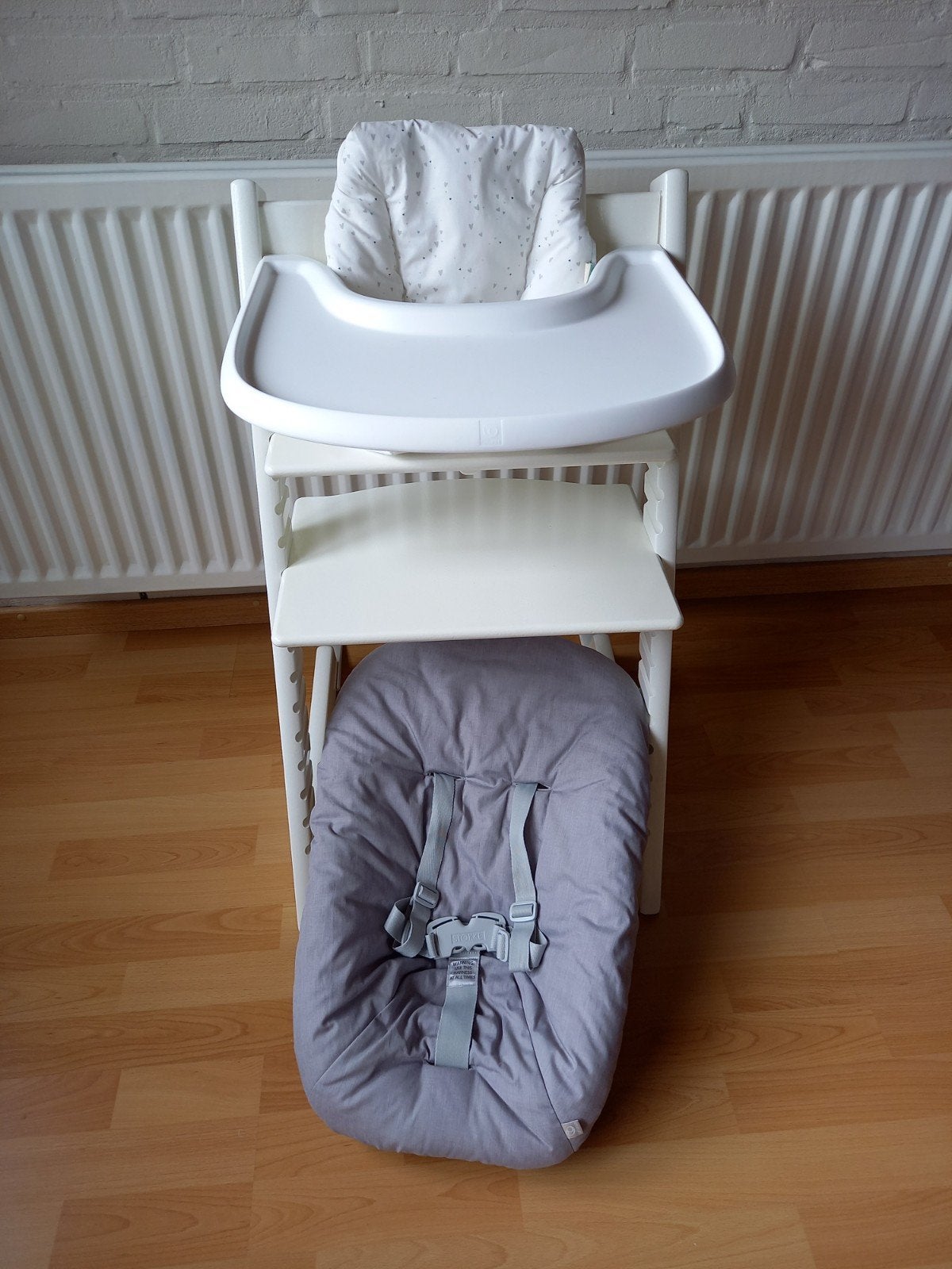Stokke triptrap kinderstoel., Ophalen, Zo goed als nieuw, Meegroeistoel, Aanschuifbaar