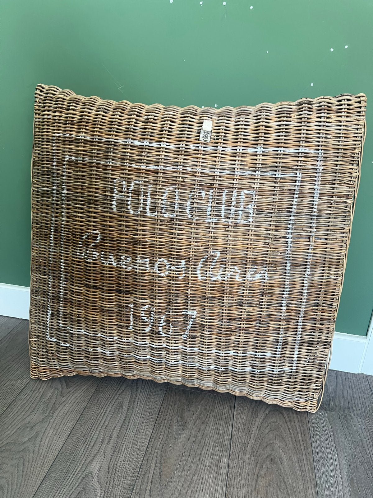 Riviera Maison rieten wanddecoratie met opschrift, Ophalen