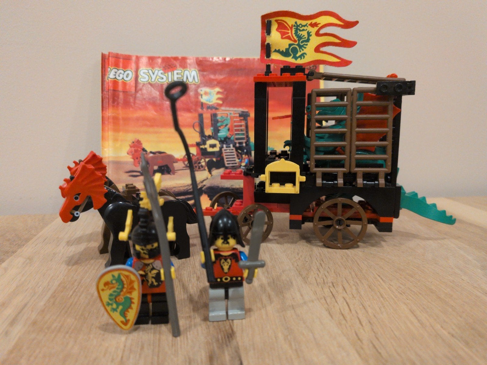 Lego 6056 - Dragon Wagon, Gebruikt, Lego, Ophalen of Verzenden, Castle