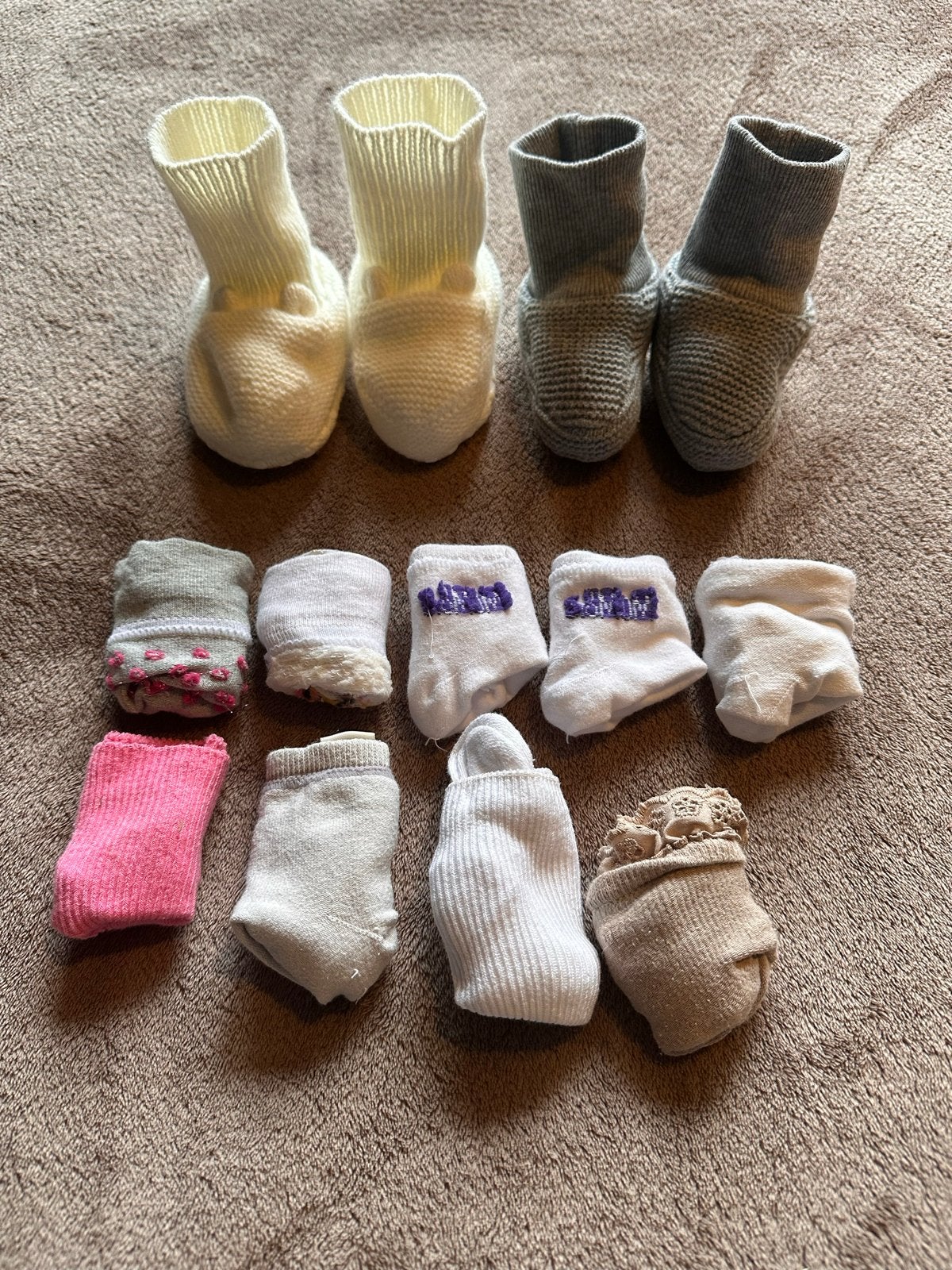 Babysokjes en slofjes - Diverse kleuren en maten, Ophalen of Verzenden, Gebruikt, Jongetje of Meisje, Sokjes