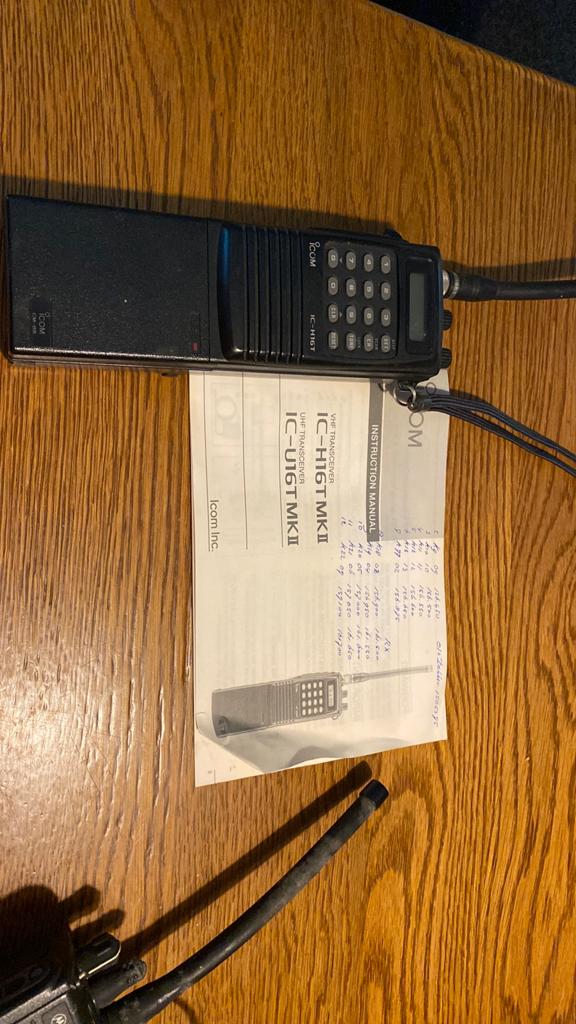 Icom H16t mk2, Telecommunicatie, Portofoons en Walkie-talkies, Ophalen of Verzenden, Zo goed als nieuw, Minder dan 2 km