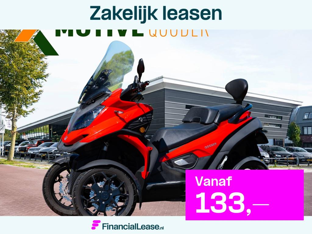 Qooder Quadro QV4 | Hoog windscherm | Navi | Etc.. diverse o, Scooter, Bedrijf, 399 cc, Quadro