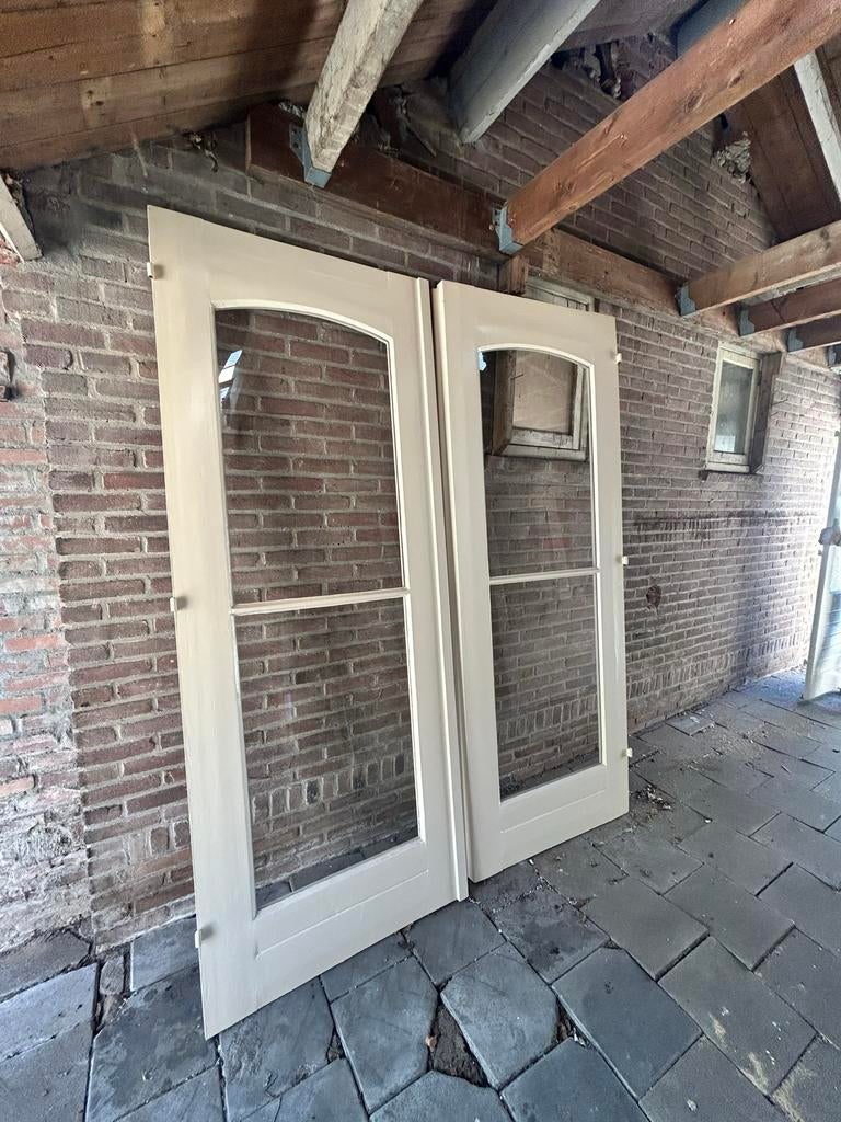 Openslaande deuren - 178x232 cm, Doe-het-zelf en Verbouw, Deuren en Horren, Gebruikt, Binnendeur, 215 cm of meer, 120 cm of meer
