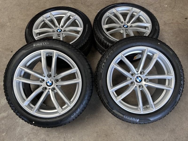 18 inch originele velgen + winterbanden BMW 5 serie 662