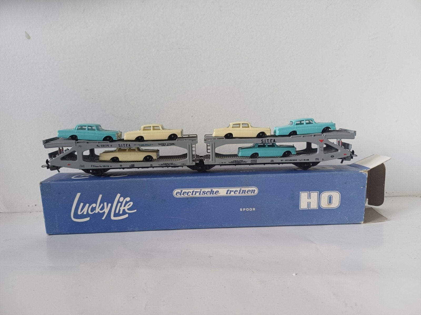 Lima Hema HO H0 1:87 treinwagen train wagon 1980's luckylife, Ophalen of Verzenden, Gelijkstroom, Wagon, Lima