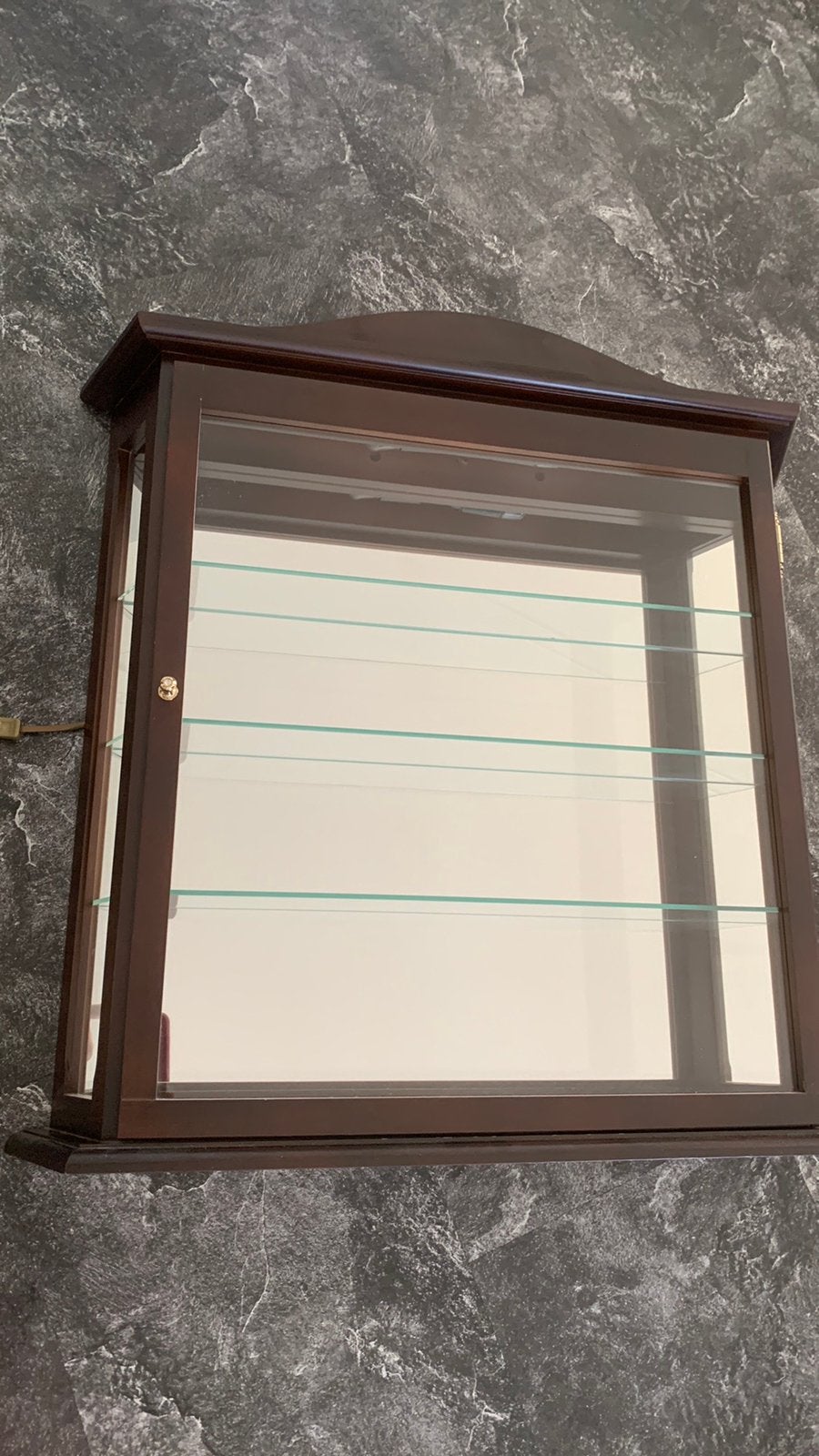 Mooi vitrine kastje, Ophalen, Glas, Strak, 50 tot 100 cm