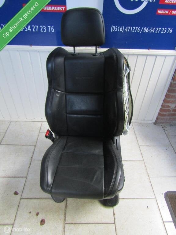 zwart lederen leer stoel jeep cherokee grand cherokee, Jeep, Gebruikt, Jeep, Ophalen of Verzenden