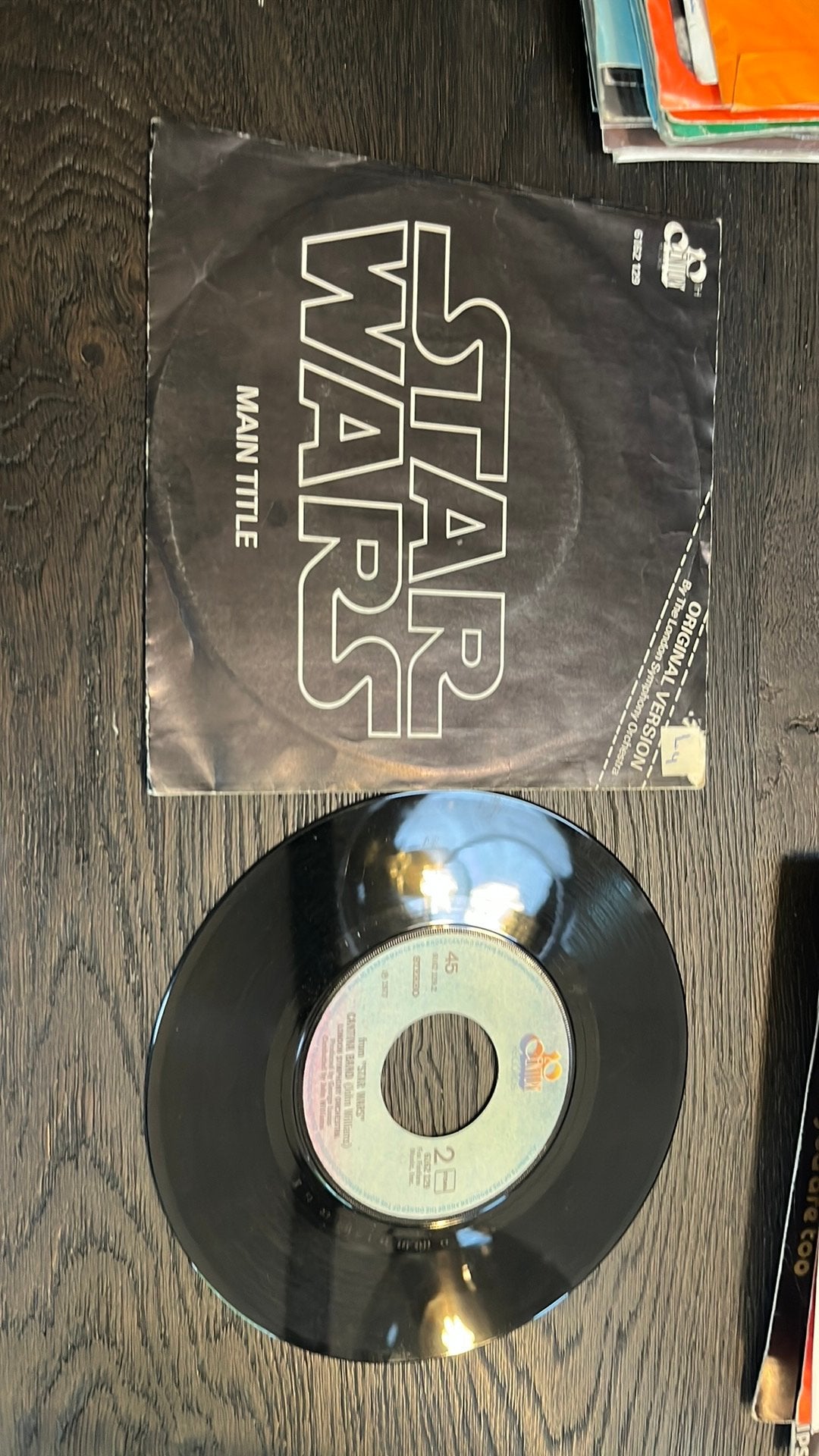 Star wars single, Cd's en Dvd's, Vinyl Singles, Ophalen of Verzenden, Gebruikt
