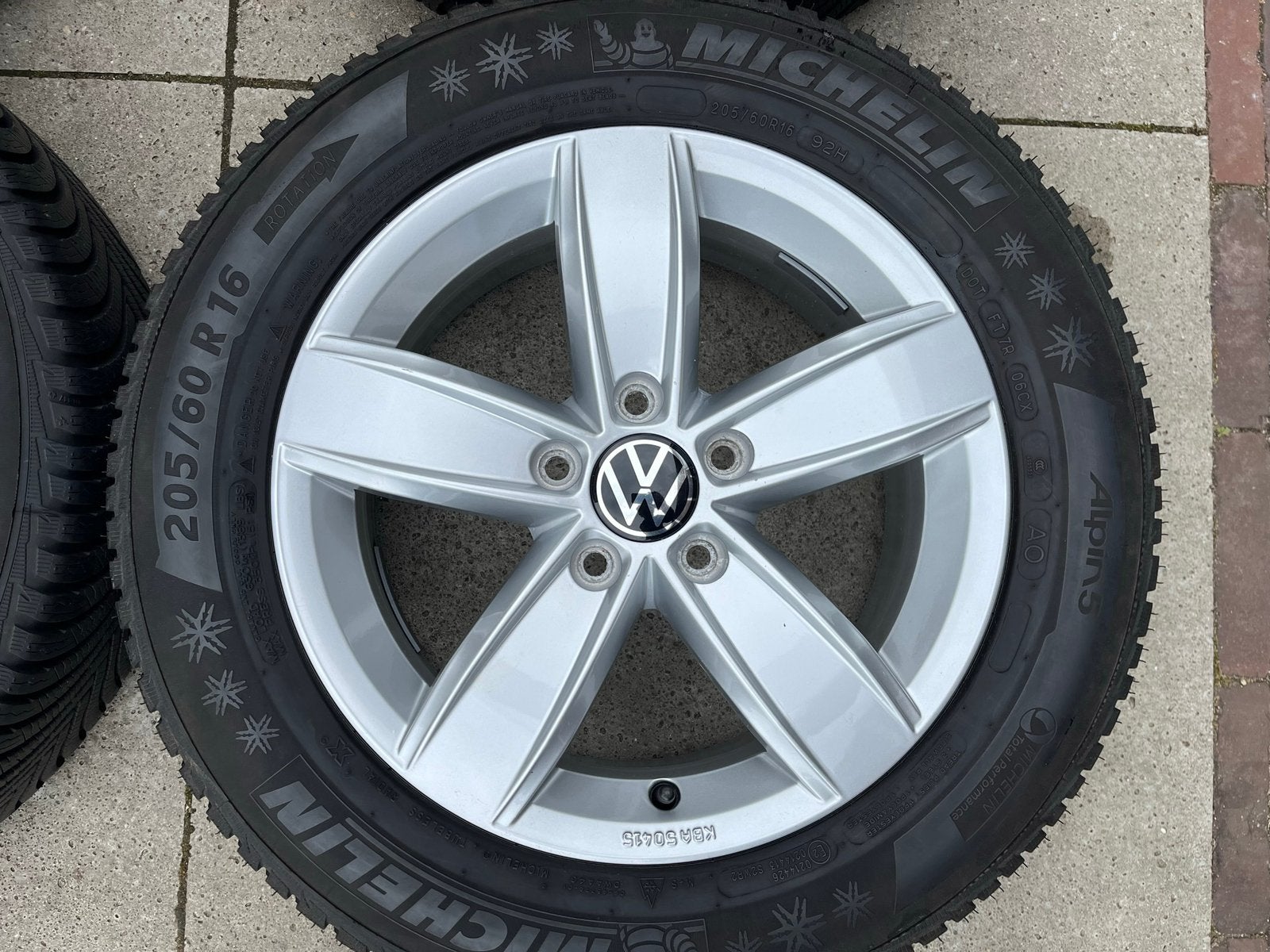 Originele VW T-Roc Caddy 16 inch 5x112 Michelin Winter, Auto-onderdelen, Banden en Velgen, Ophalen, Gebruikt, 16 inch, Banden en Velgen