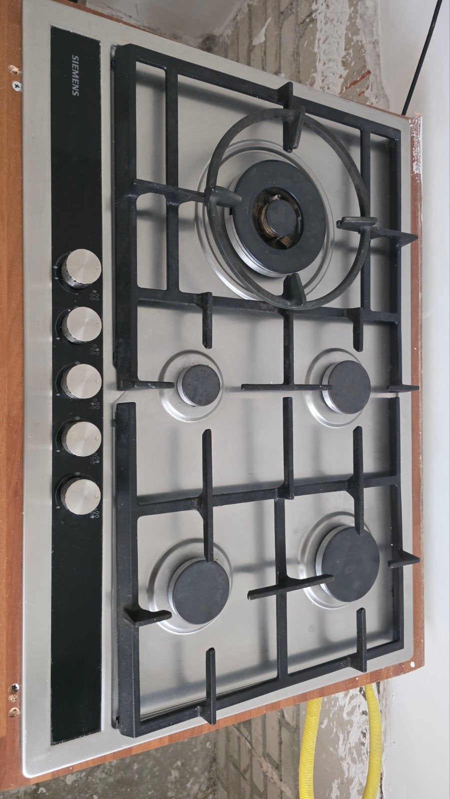 Siemens Inbouw Gaskookplaat - 5 Kookzones, Ophalen, Gebruikt, Inbouw, Gas