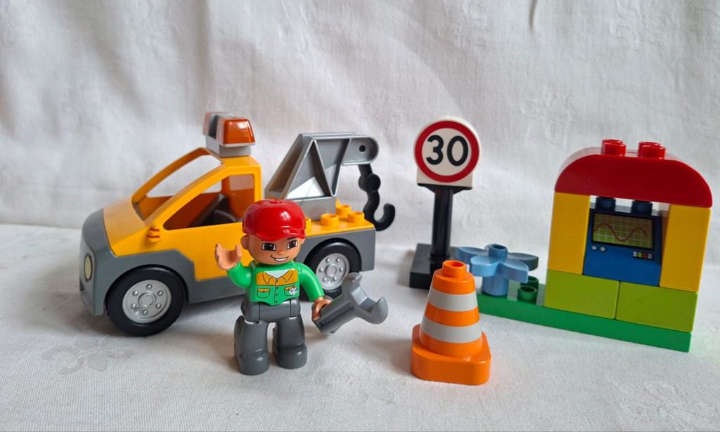 Duplo Sleepwagen Takelwagen set 6146, Ophalen of Verzenden, Zo goed als nieuw, Duplo, Complete set