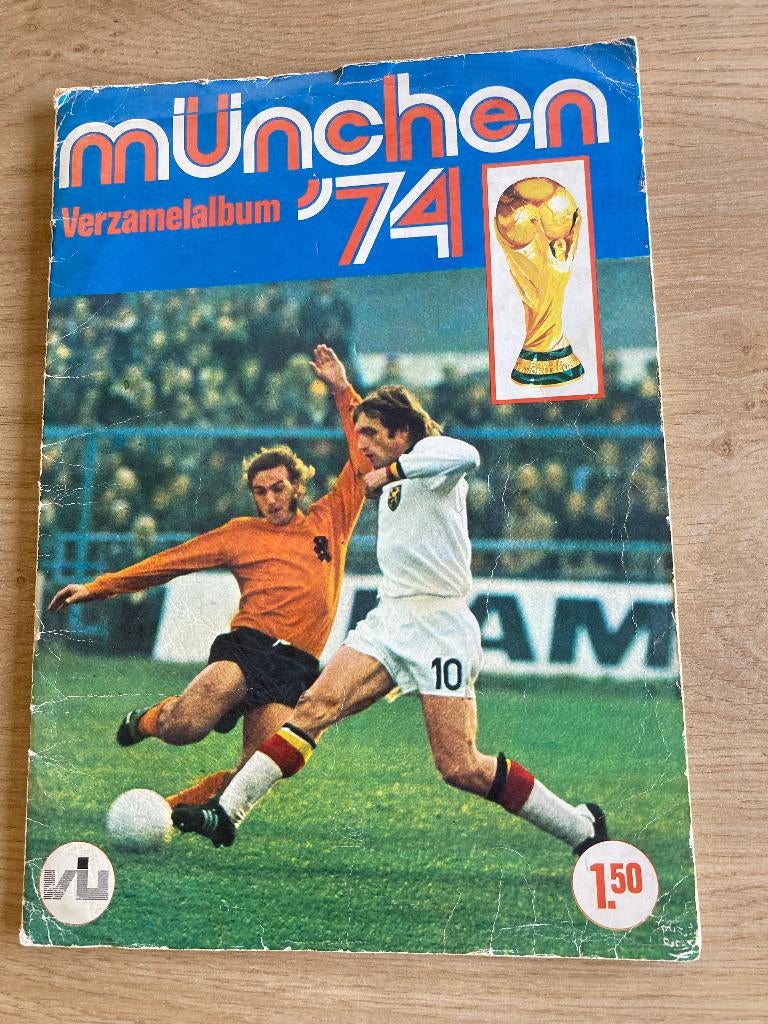 Album Vanderhout WK 74 Munchen 74 Compleet, Ophalen of Verzenden, Gebruikt, Meerdere stickers