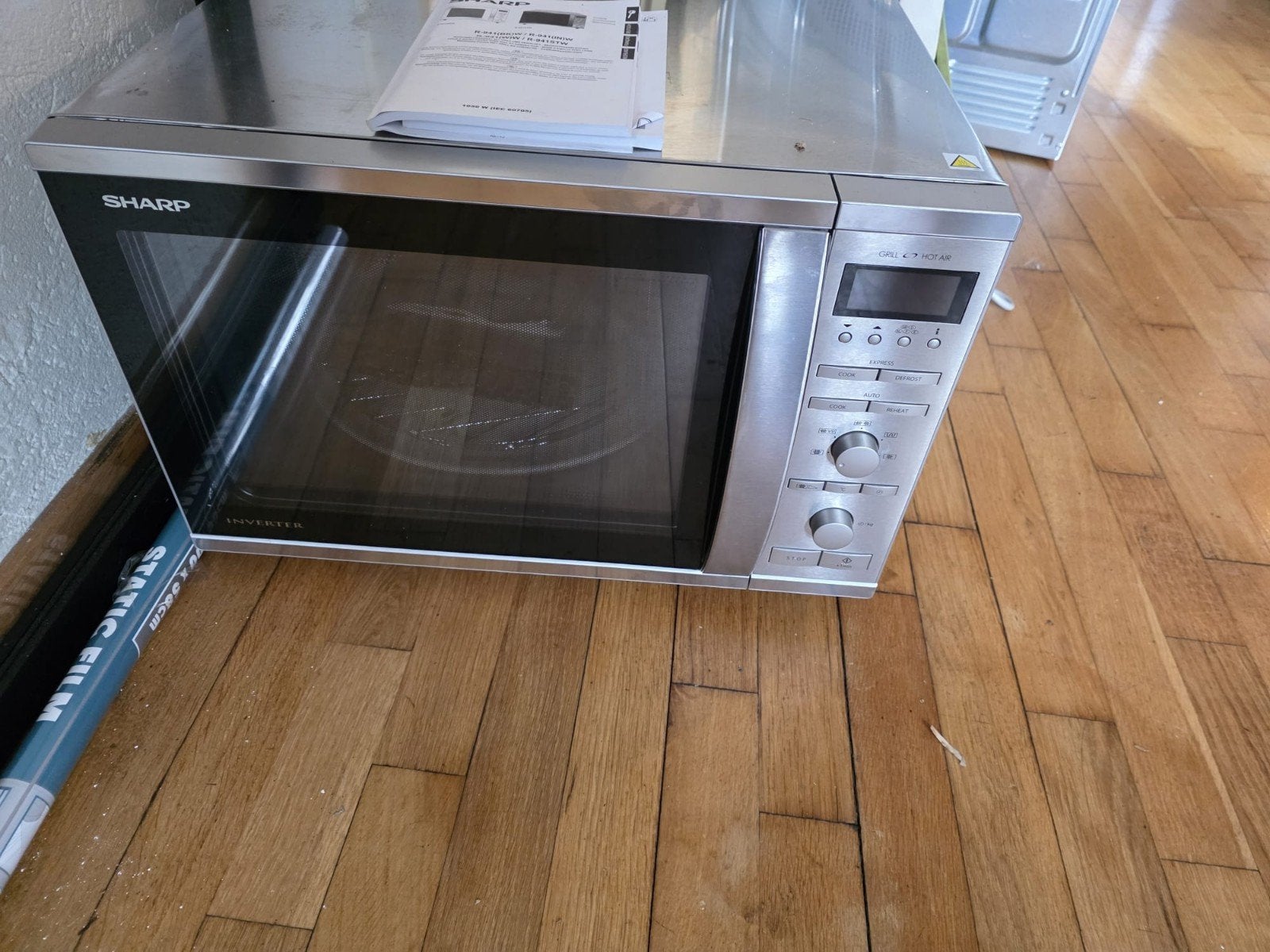 Sharp R-941STW Combi-Magnetron  nieuw!, Witgoed en Apparatuur, Magnetrons, Ophalen, Combimagnetron, Hete lucht, Nieuw