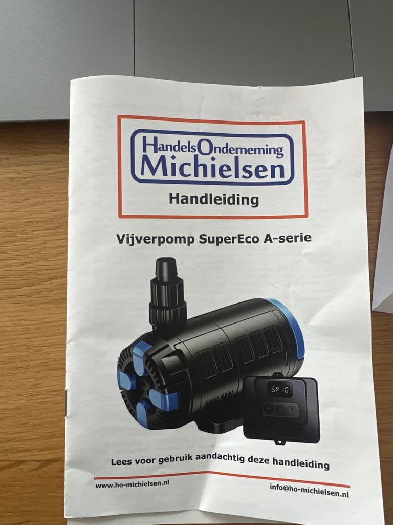 Michielsen SuperEco A-8000 Vijverpomp met controller, Ophalen of Verzenden, Gebruikt, Vijverpomp