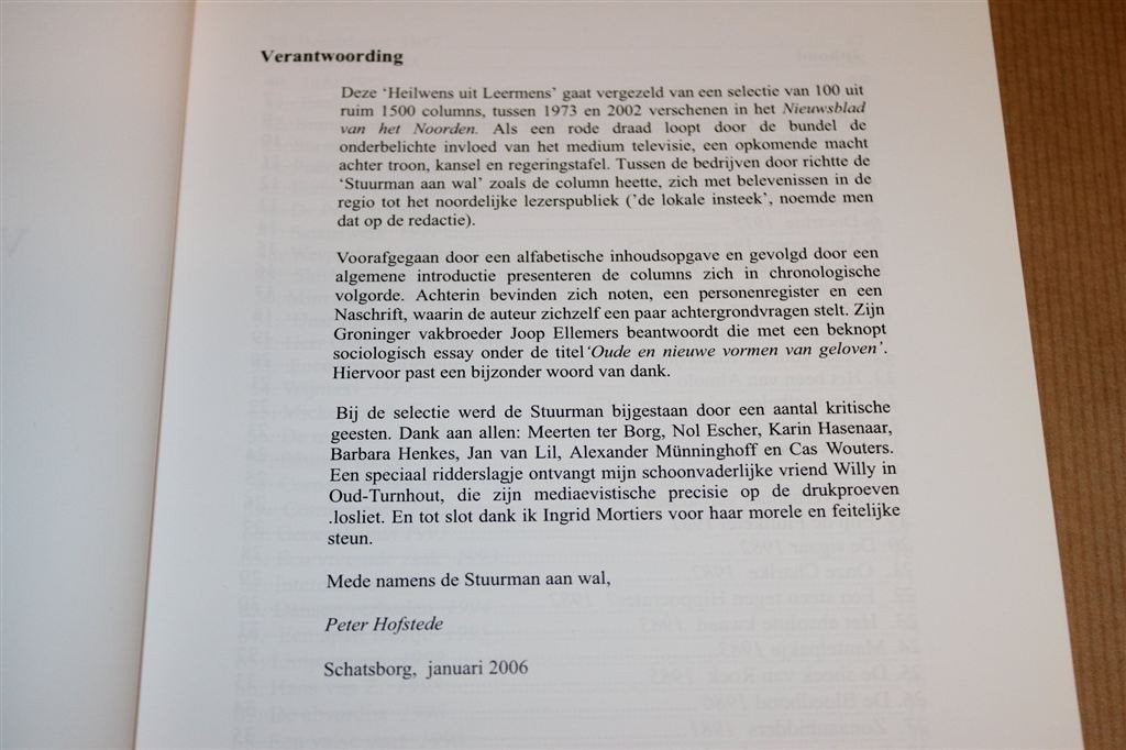 Een Heilwens uit Leermens — Gesigneerd, Zeldzaam, Ophalen of Verzenden, Gelezen
