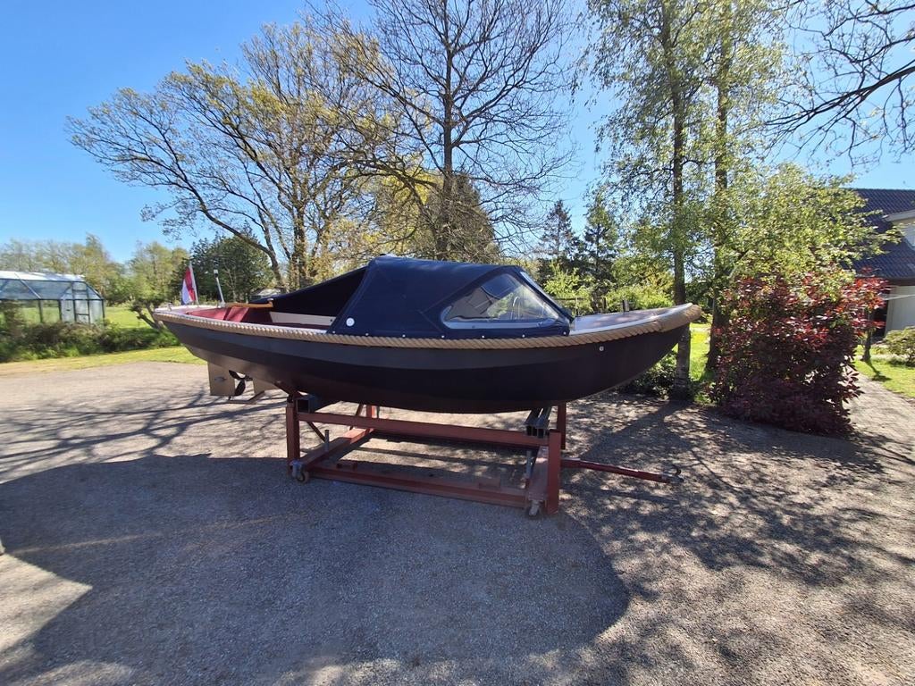 mooie  grote  vlet sloep met nieuwe Yanmar diesel, Watersport en Boten, 10 tot 30 pk, Gebruikt, Staal, Binnenboordmotor