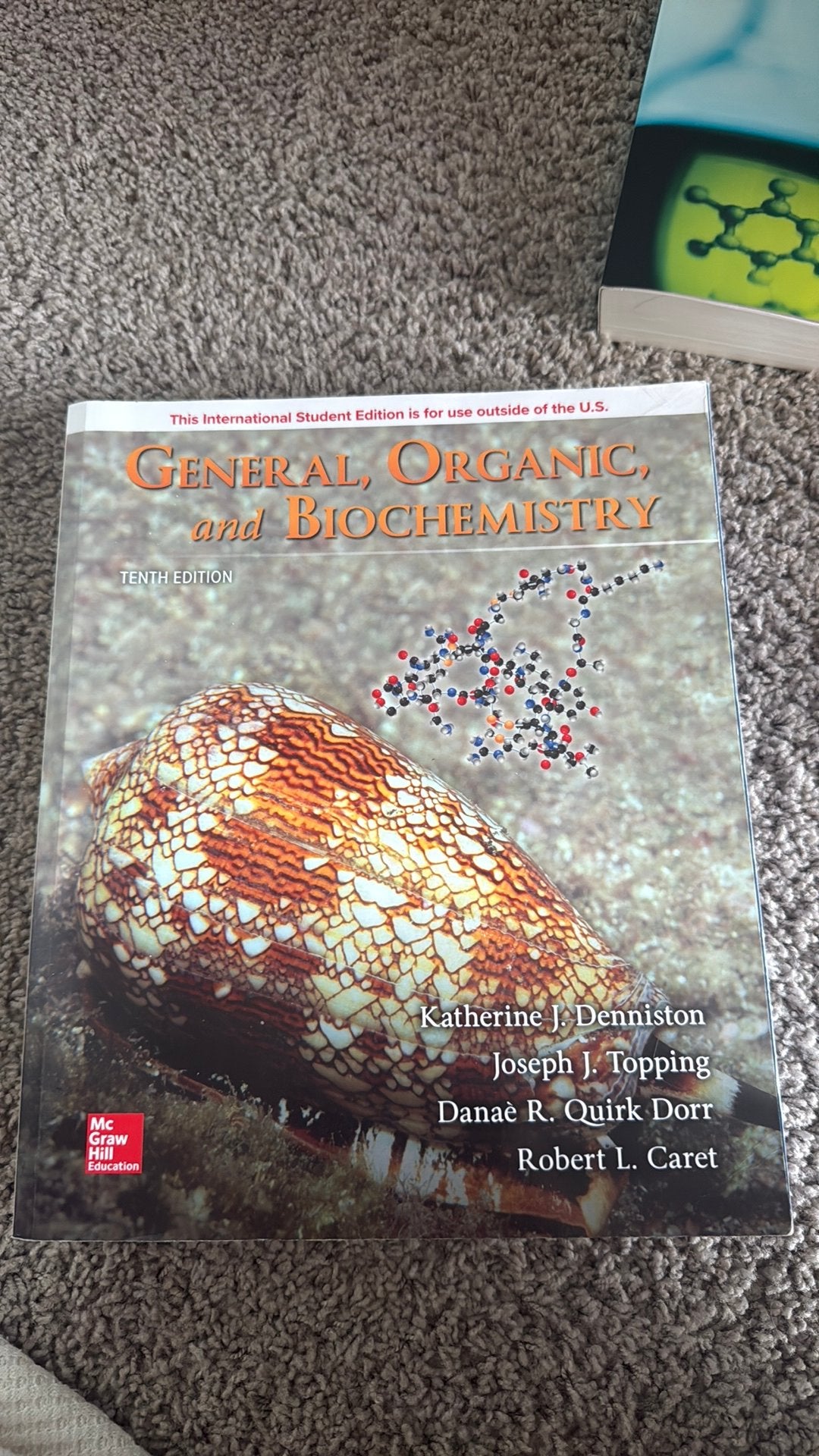 General, Organic and Biochemistry, Ophalen of Verzenden, Zo goed als nieuw, Overige niveaus