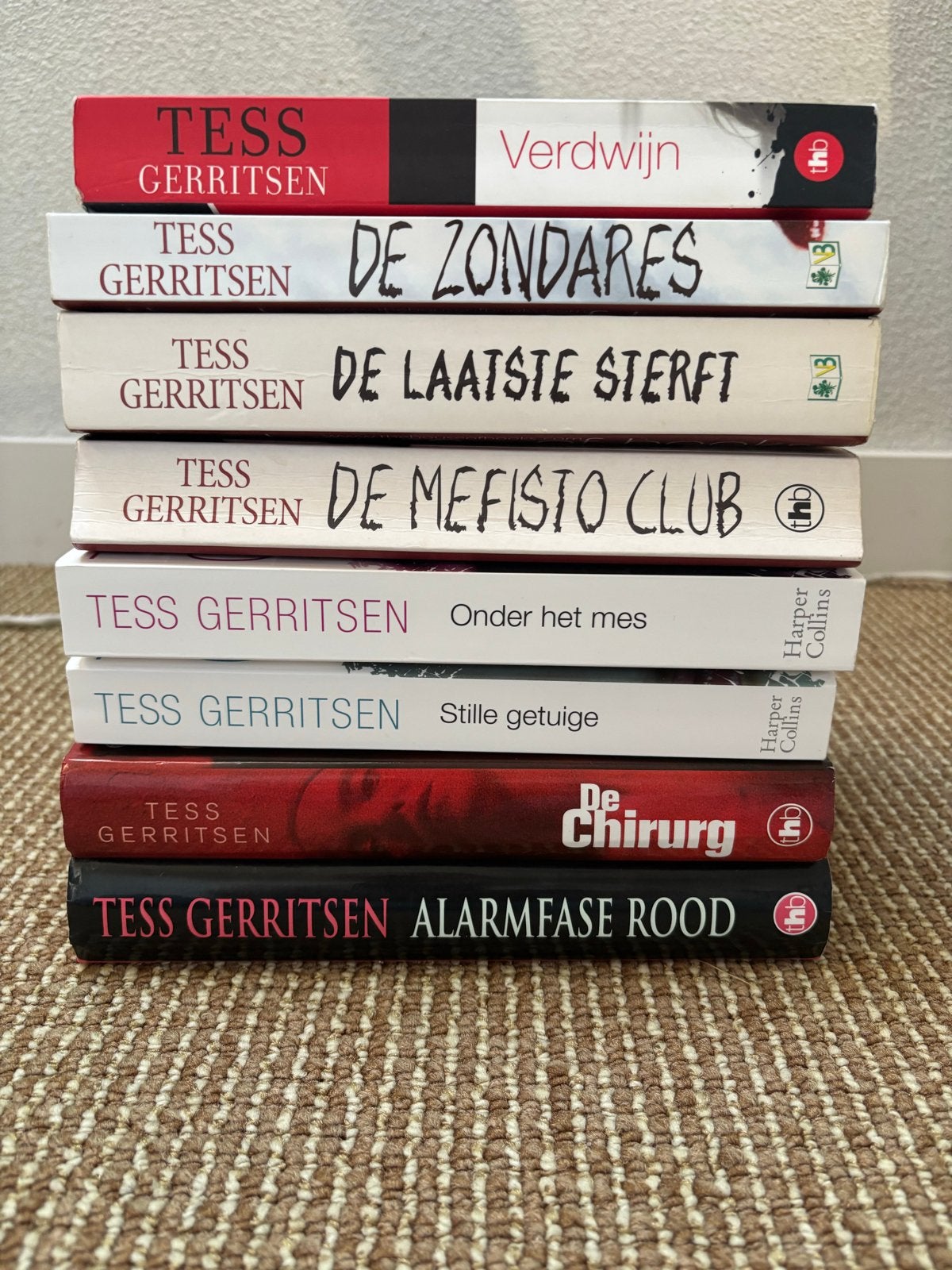 Tess Gerritsen Thriller Boeken Collectie - 8 Stuks, Boeken, Ophalen of Verzenden, Zo goed als nieuw, Nederland