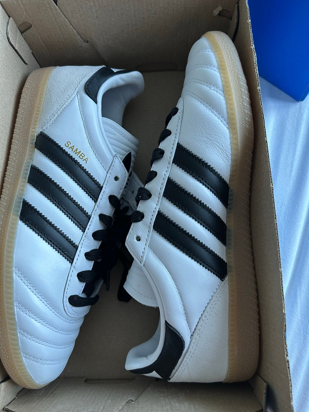 Adidas Samba JP Sneakers - Nieuw in doos maat 42, Kleding | Heren, Ophalen of Verzenden, Nieuw, Wit, Sneakers of Gympen