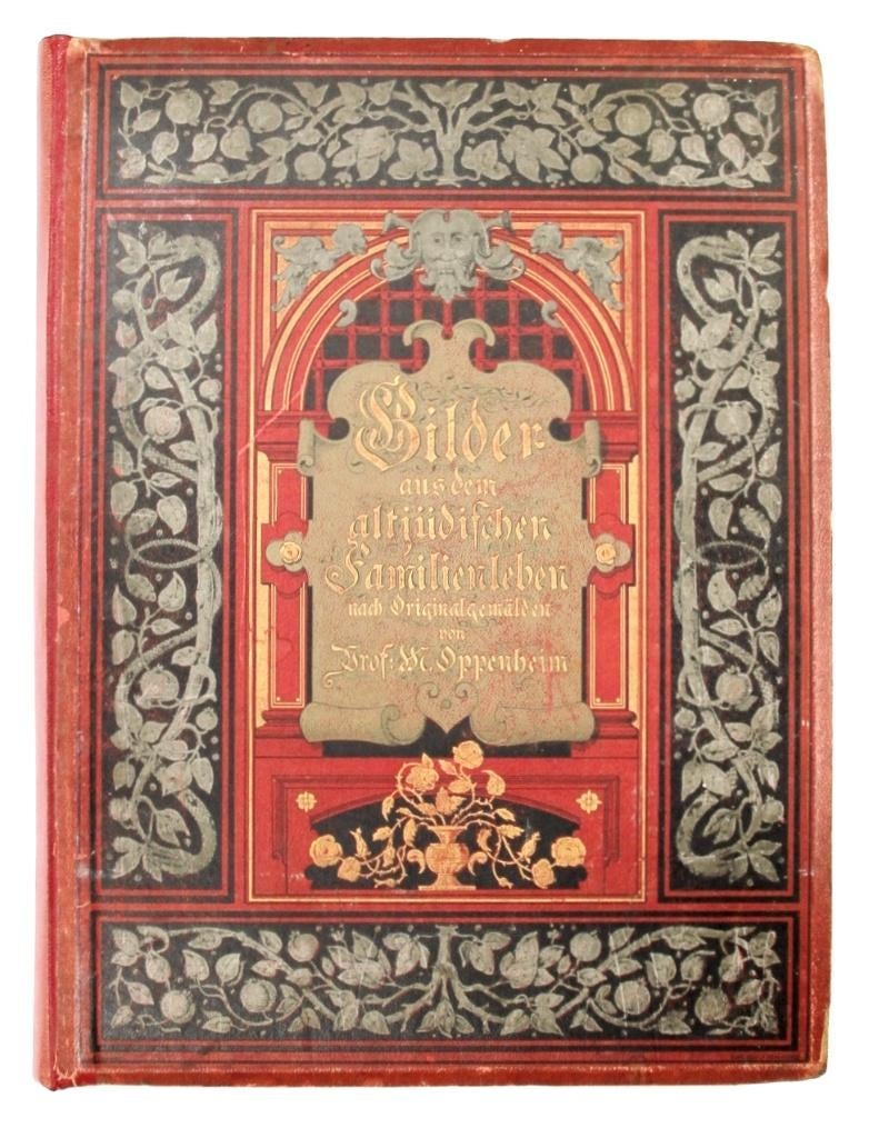 joods leven in schilderijenboek M. Oppenheim, 1882, 1e druk, Boeken, Verzenden, Schilder- en Tekenkunst, Dr. Leopold Stein, Zo goed als nieuw